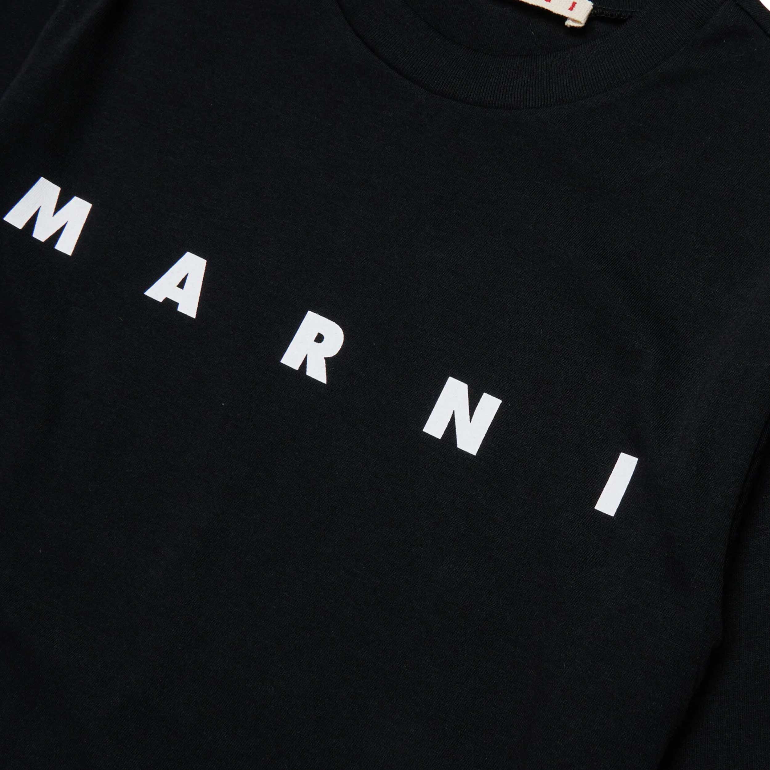 T-shirt Con Logo Bianco Firmata MARNI - annameglio.com abbigliamento moda