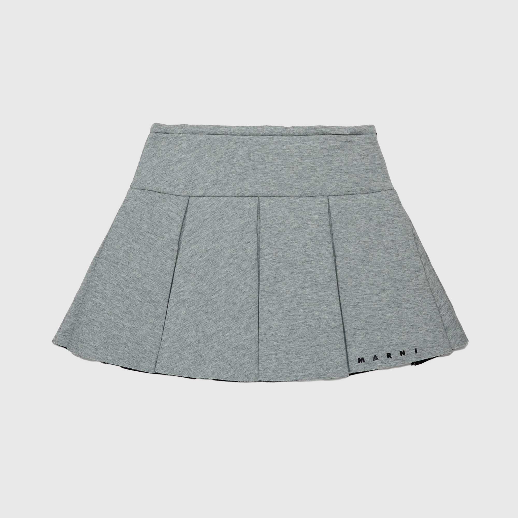 Gonna Con Logo Grigia Firmata MARNI - annameglio.com abbigliamento moda