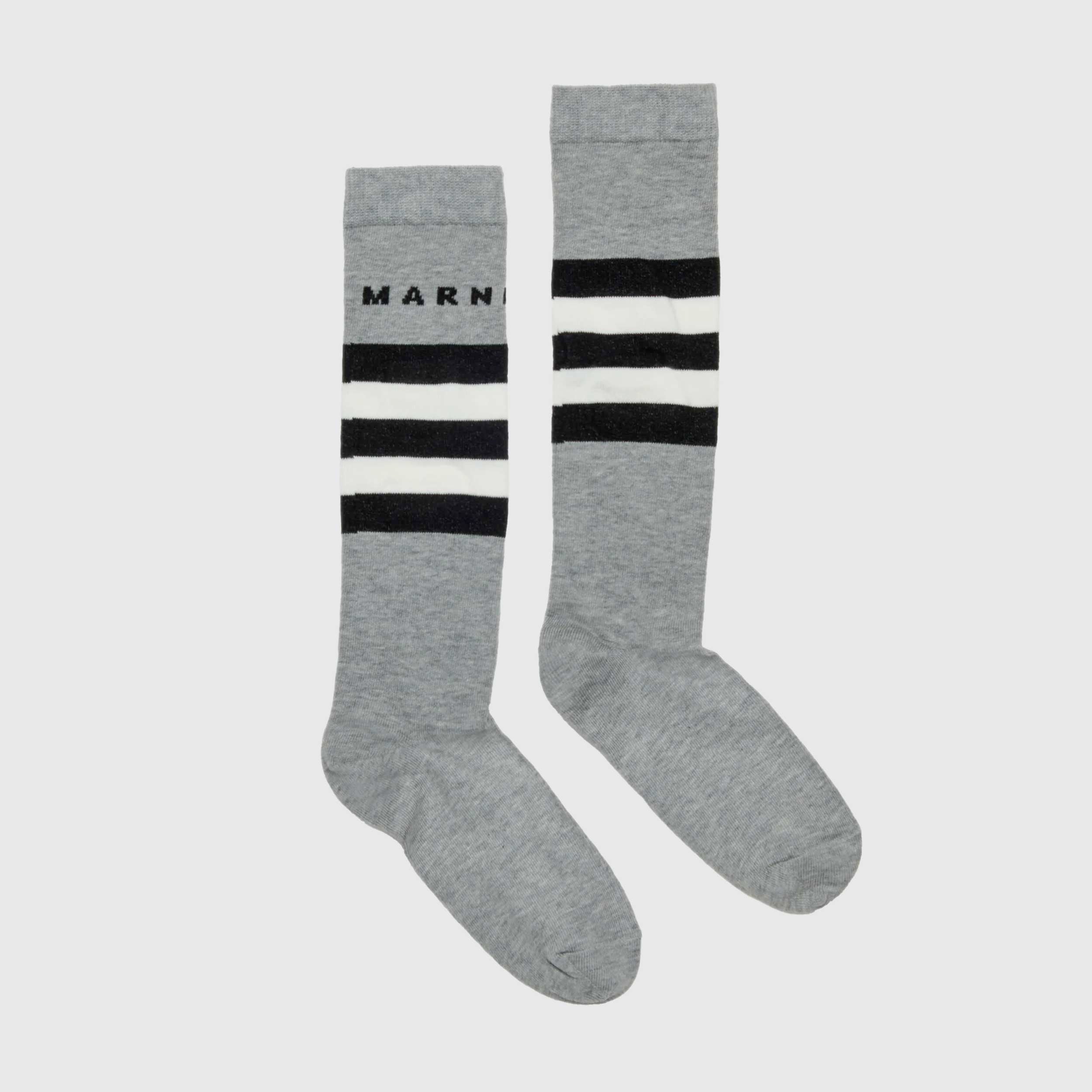 Calzini Misto Cotone Grigi A Righe Firmati MARNI - annameglio.com abbigliamento moda