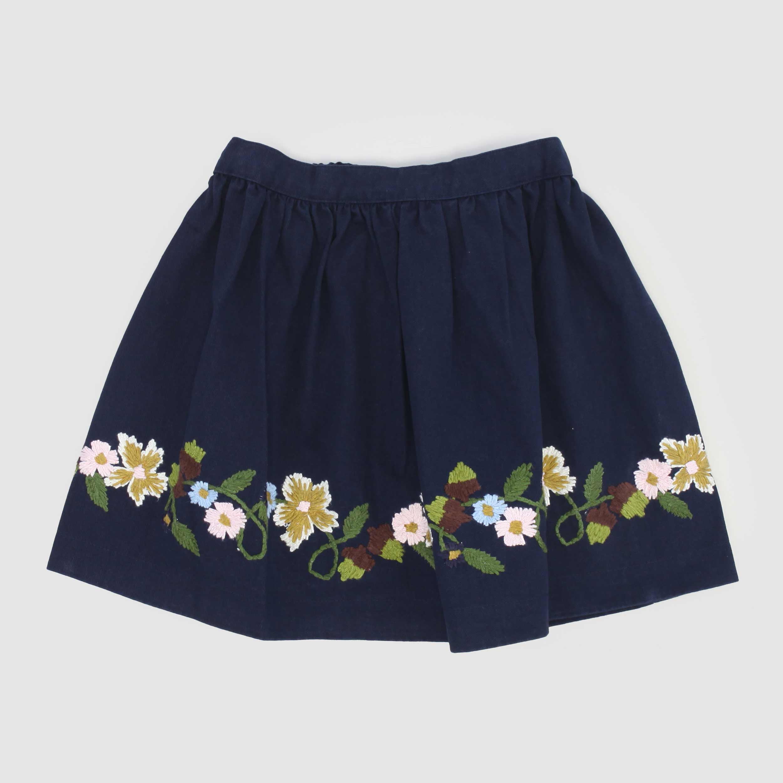 Gonna Blu Con Stampa Floreale Firmata MOLO - annameglio.com abbigliamento moda