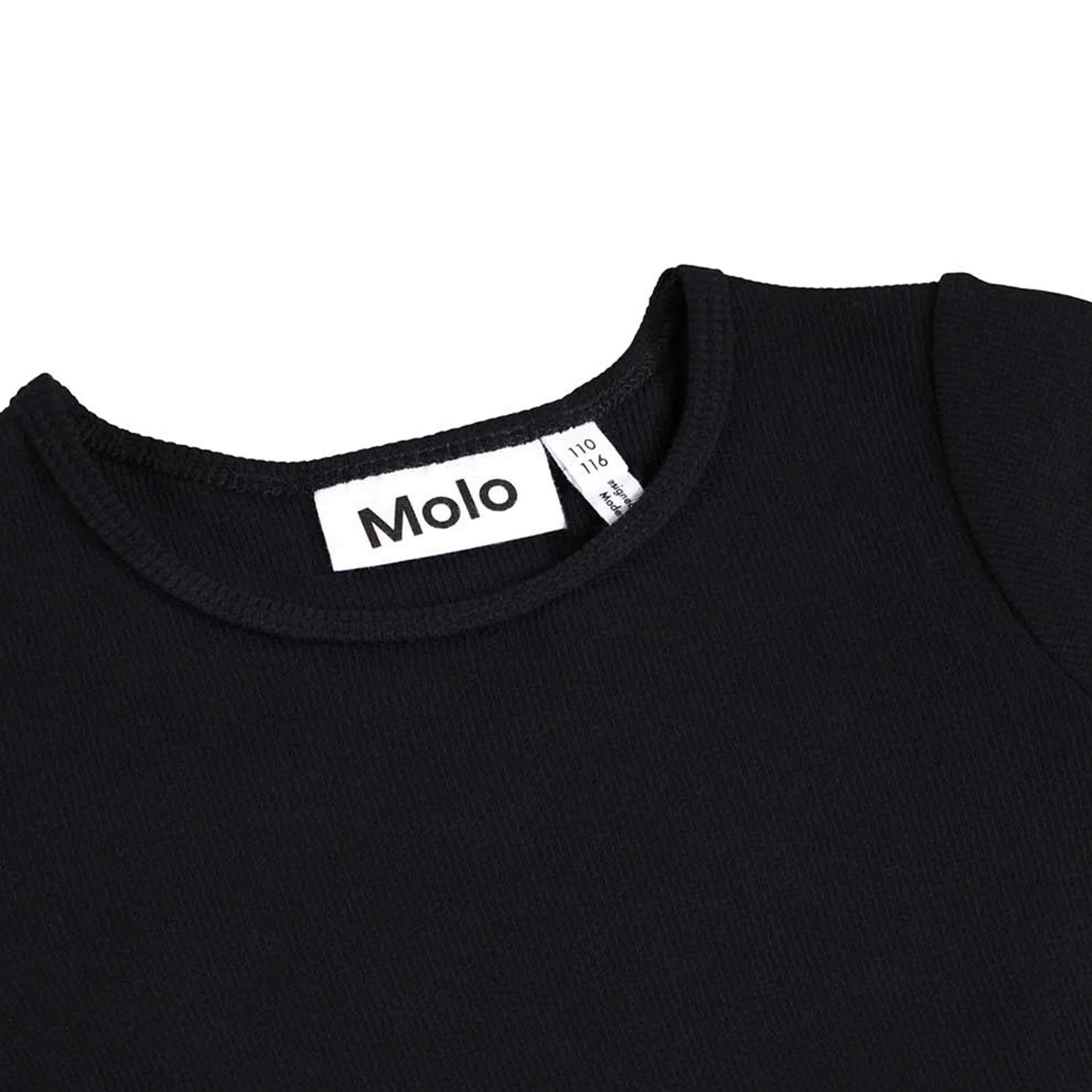 Abito Nero Con Stelle E Paillettes Firmato MOLO - annameglio.com abbigliamento moda