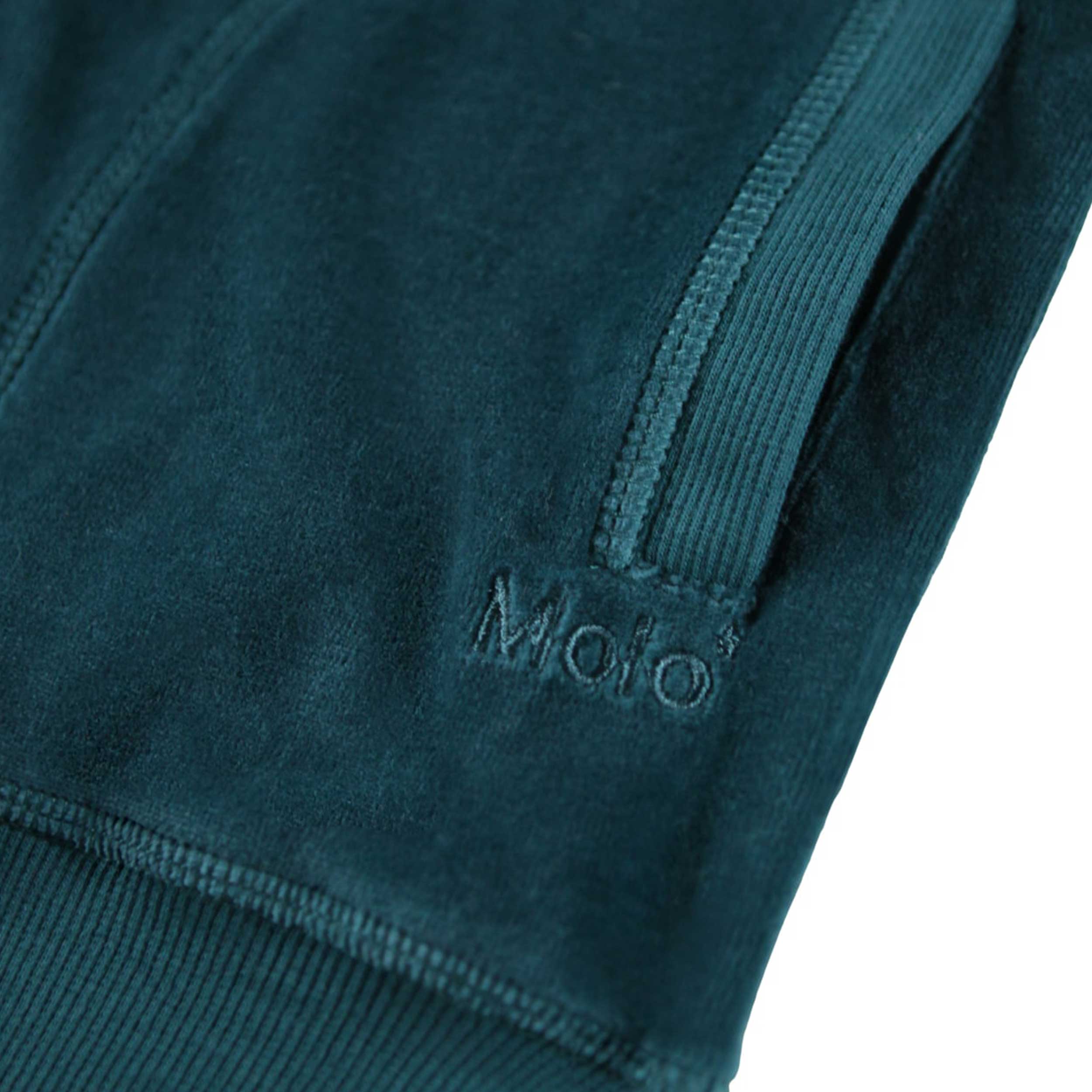 Felpa Verde Con Logo Tono Su Tono Firmata MOLO - annameglio.com abbigliamento moda