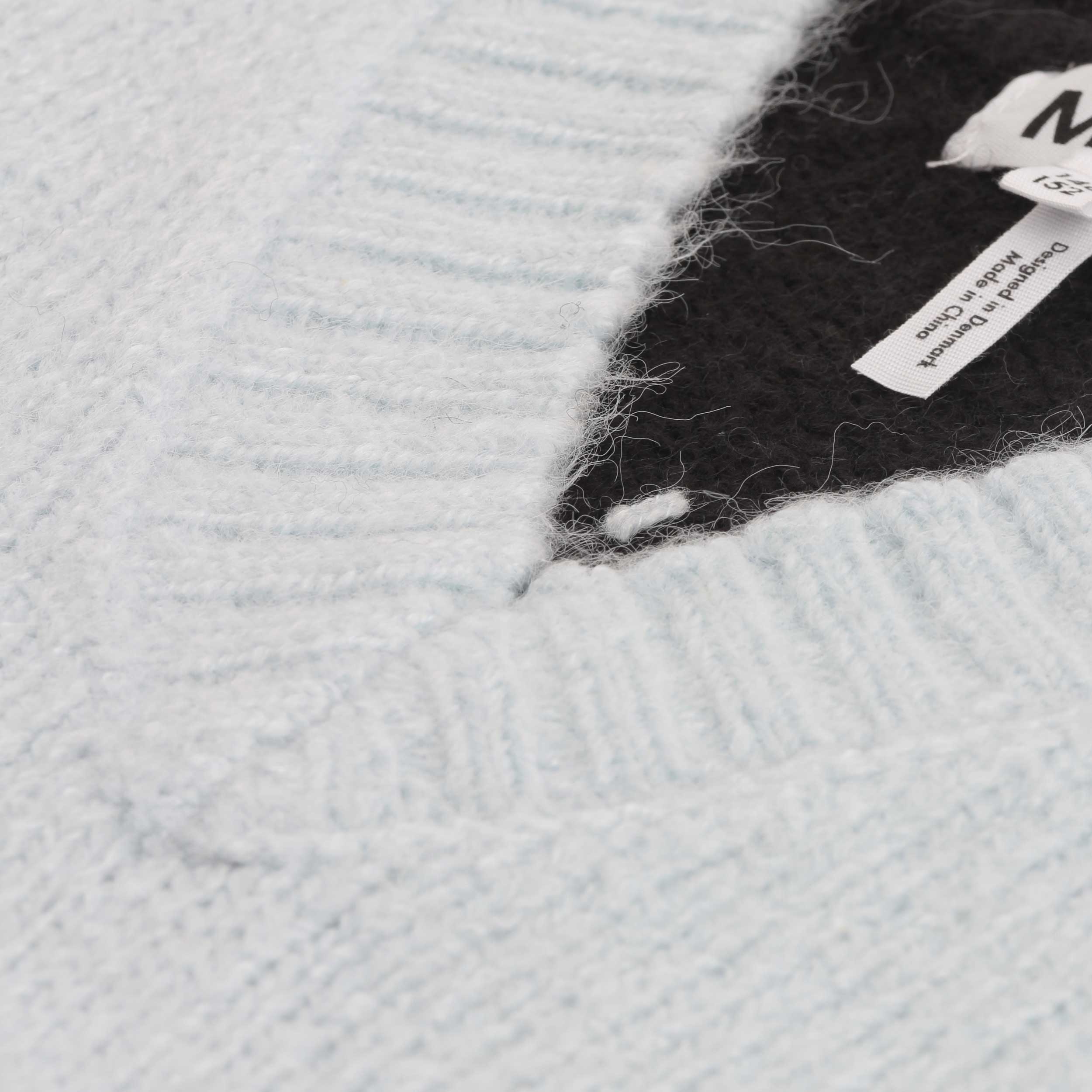 Gilet Celeste E Nero Con Targhetta Firmato MOLO - annameglio.com abbigliamento moda