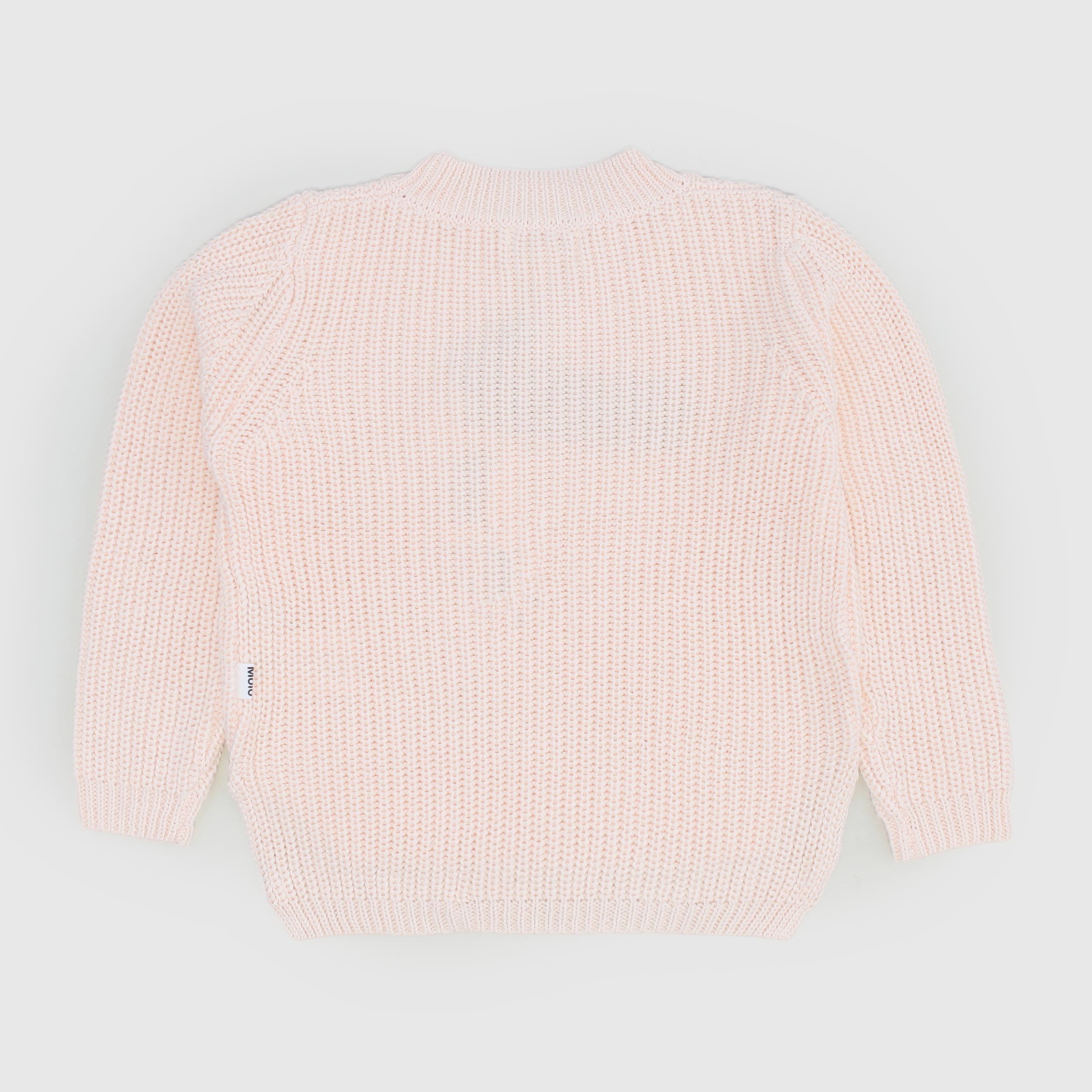 Maglioncino Rosa A Coste Firmato MOLO - annameglio.com abbigliamento moda