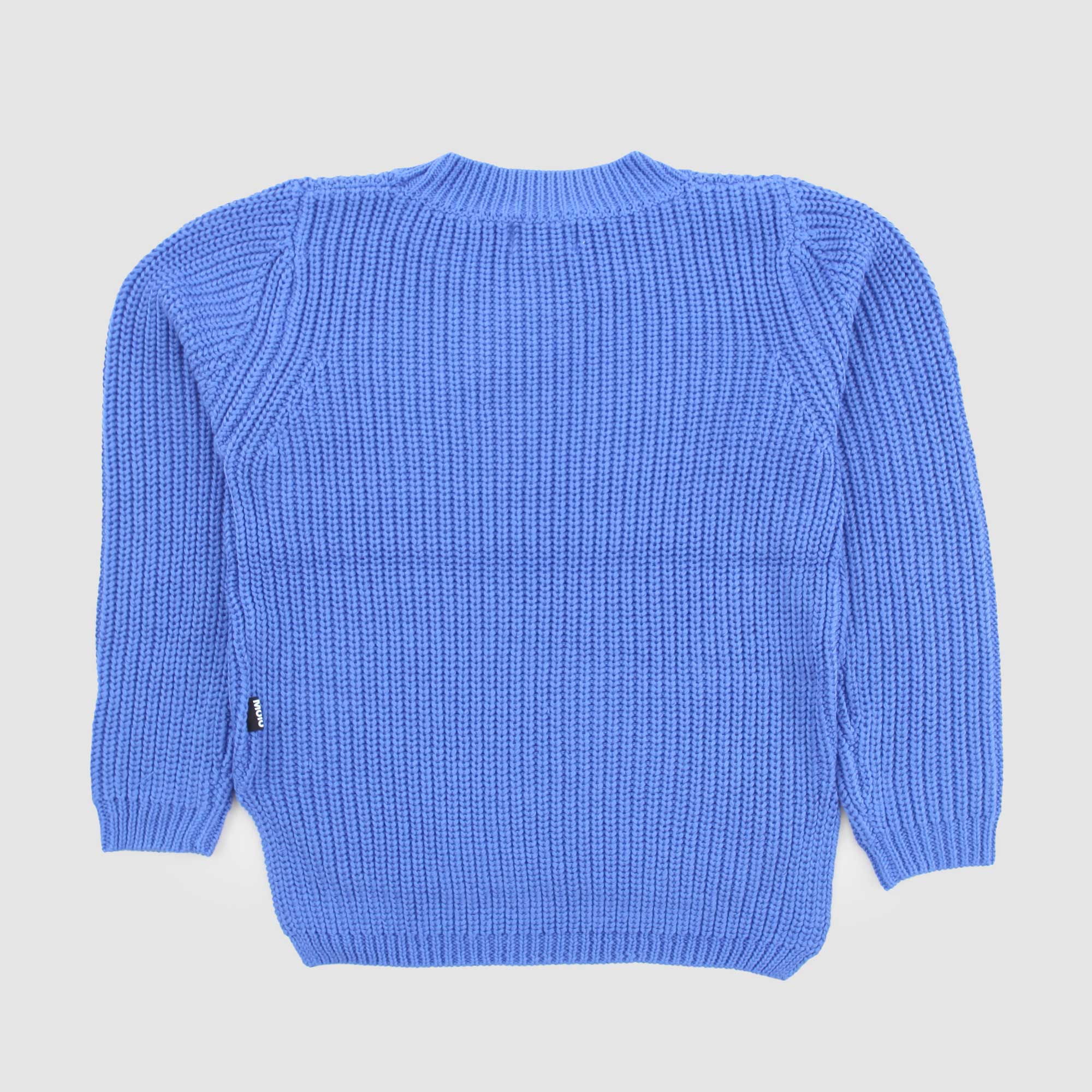 Maglioncino Azzurro A Coste Firmato MOLO - annameglio.com abbigliamento moda