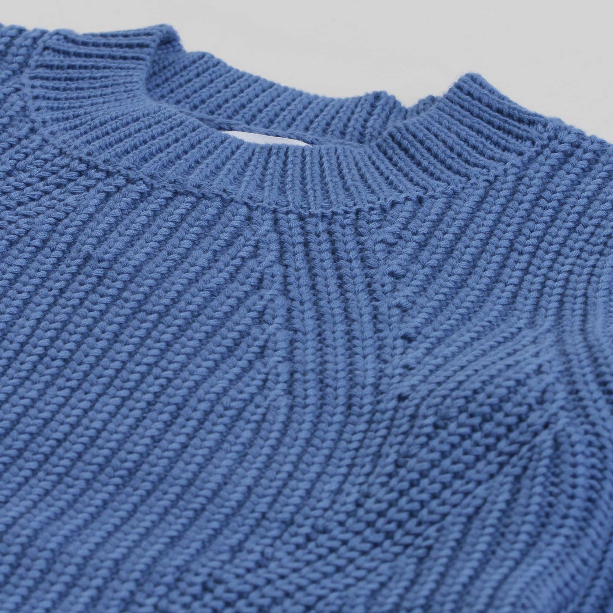 Maglioncino Azzurro A Coste Firmato MOLO - annameglio.com abbigliamento moda