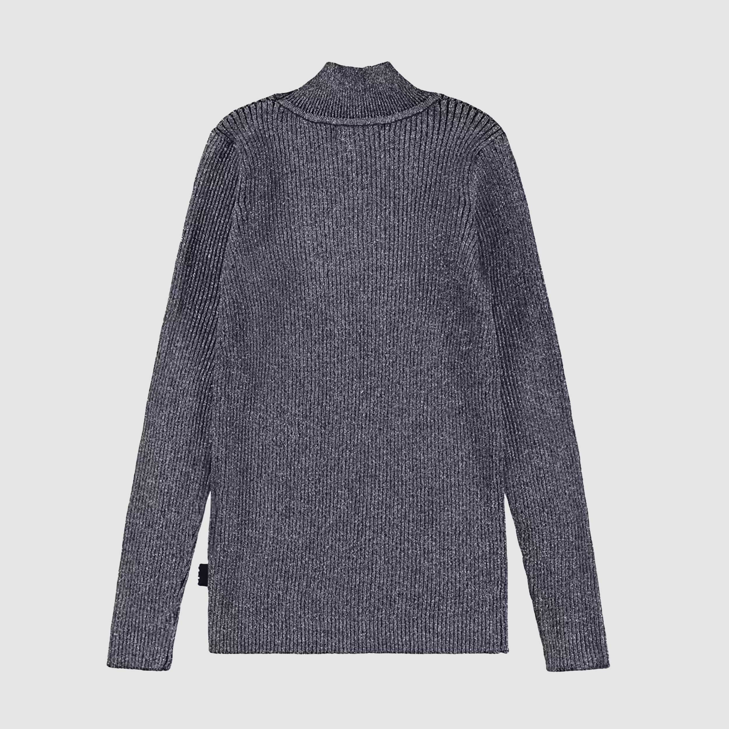 Lupetto Grigio A Coste Firmato MOLO - annameglio.com abbigliamento moda