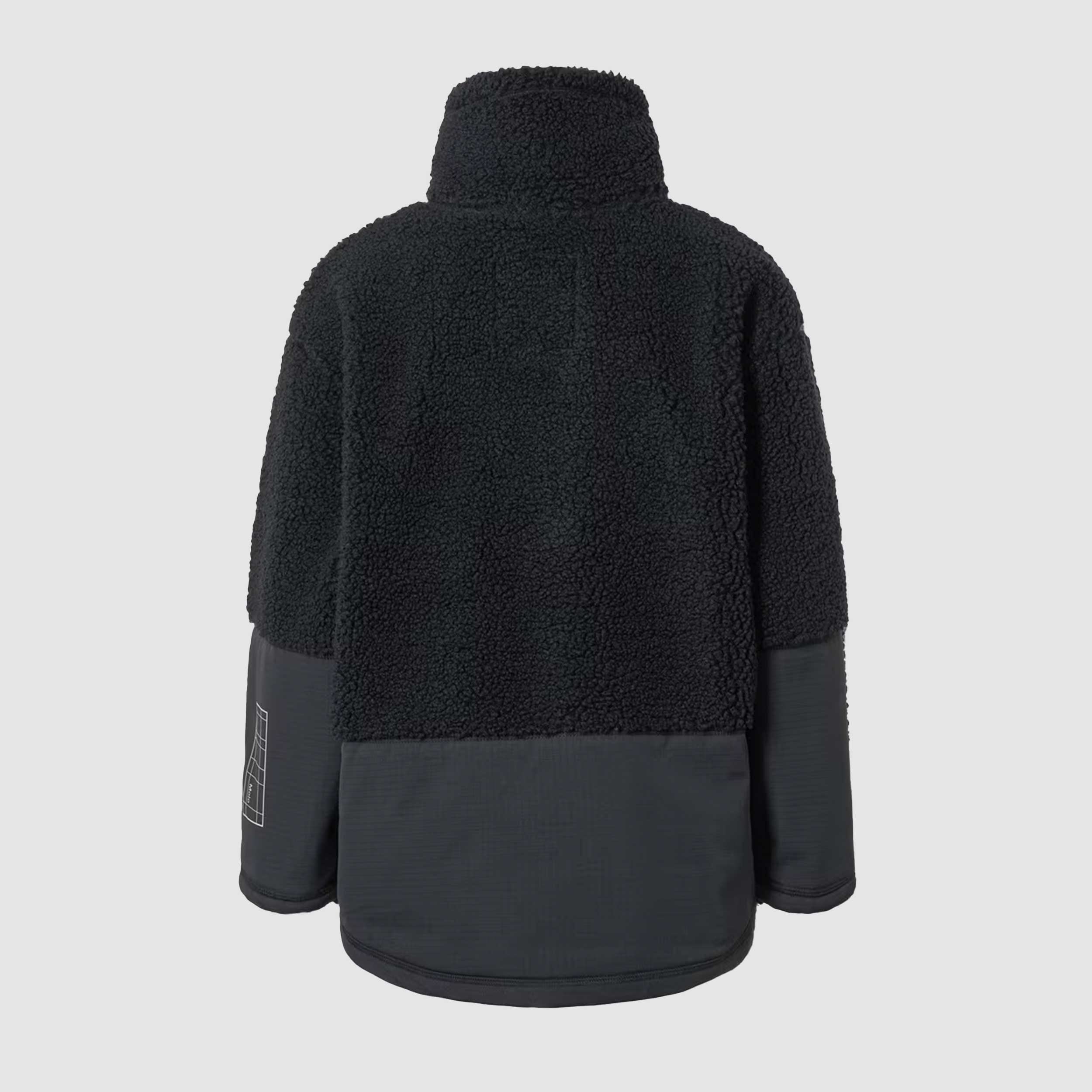 Giubbino Nero Con Teddy Firmato MOLO - annameglio.com abbigliamento moda