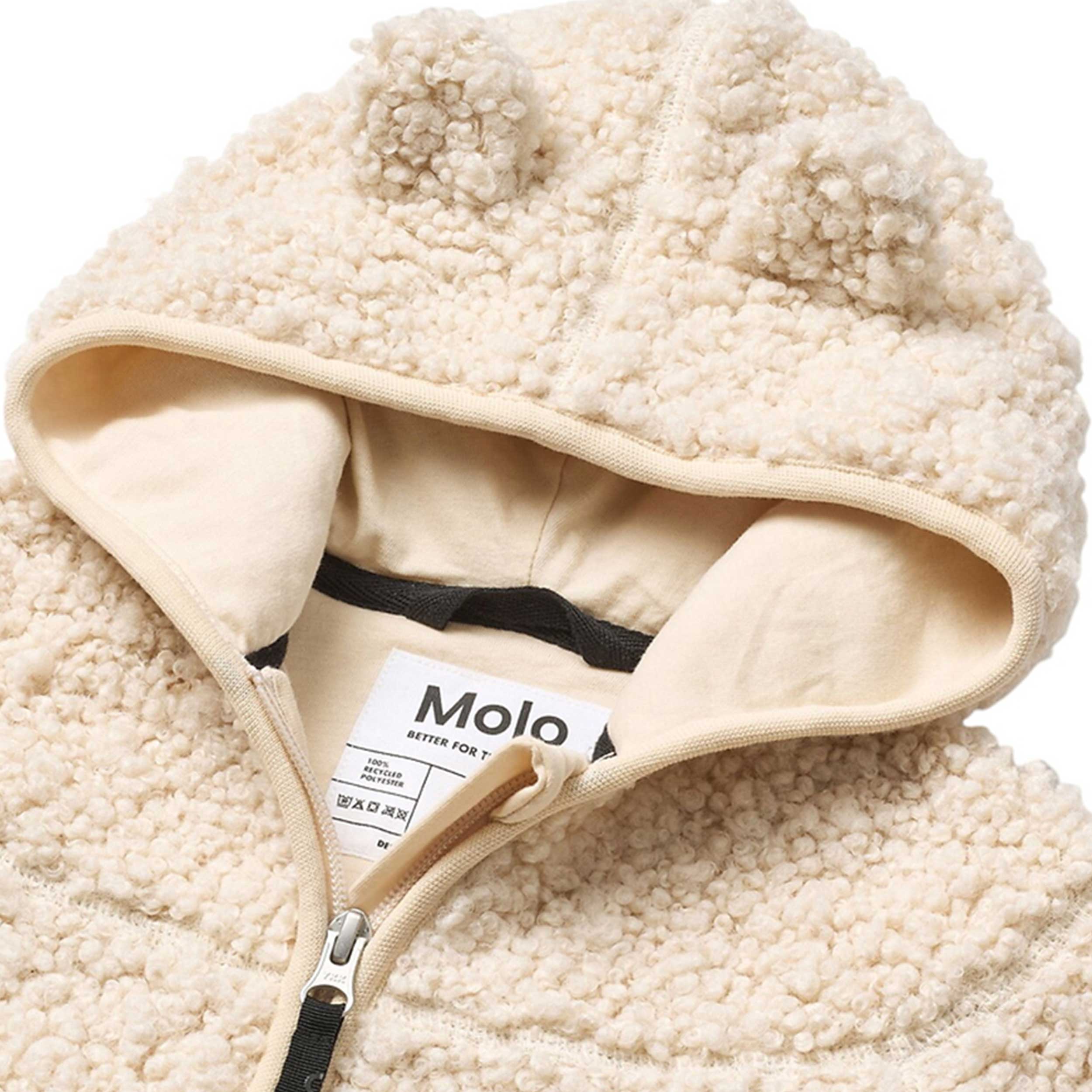 Giacchino Beige Con Esterno In Teddy Firmato MOLO - annameglio.com abbigliamento moda