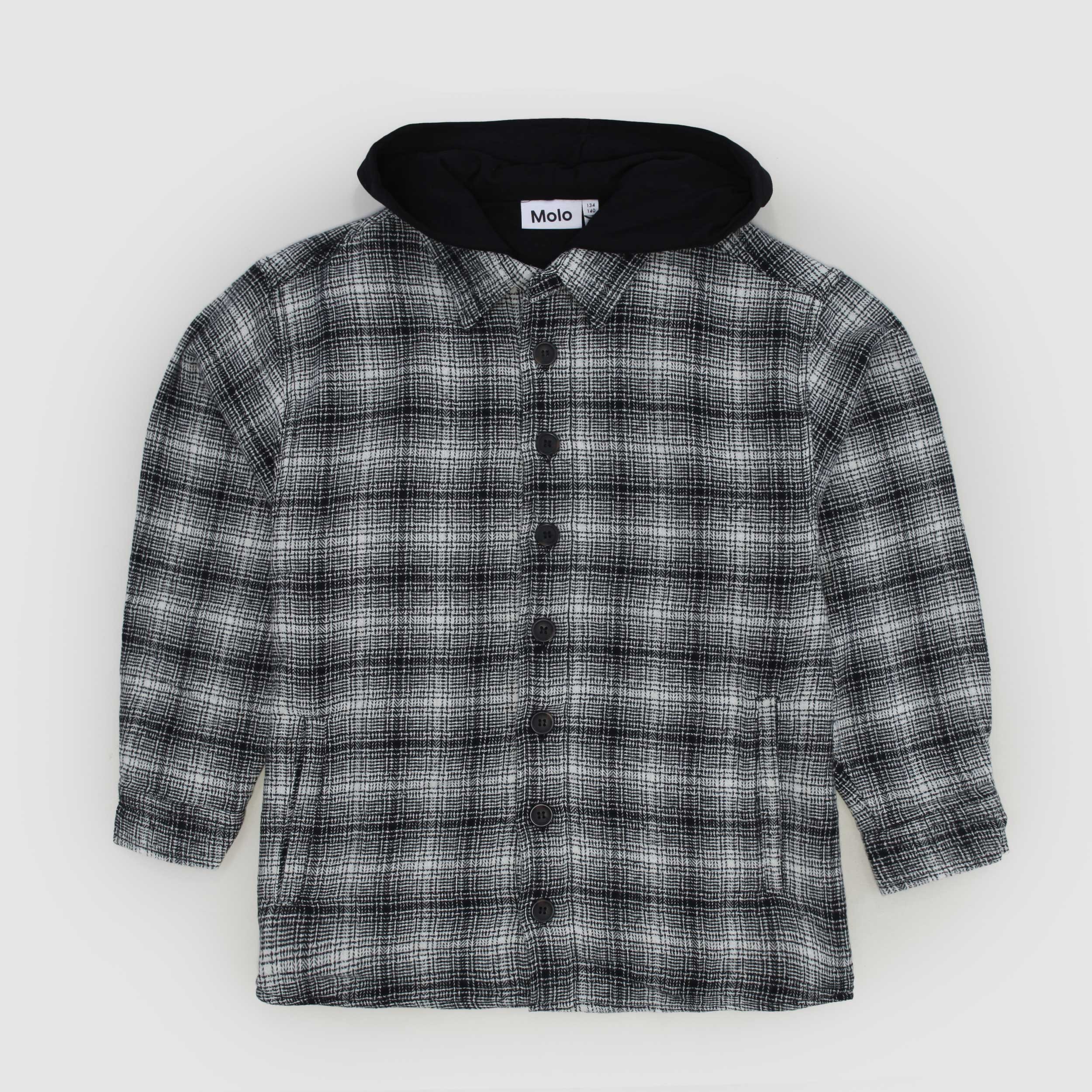 MOLO Black and Grey Checkered Shirt