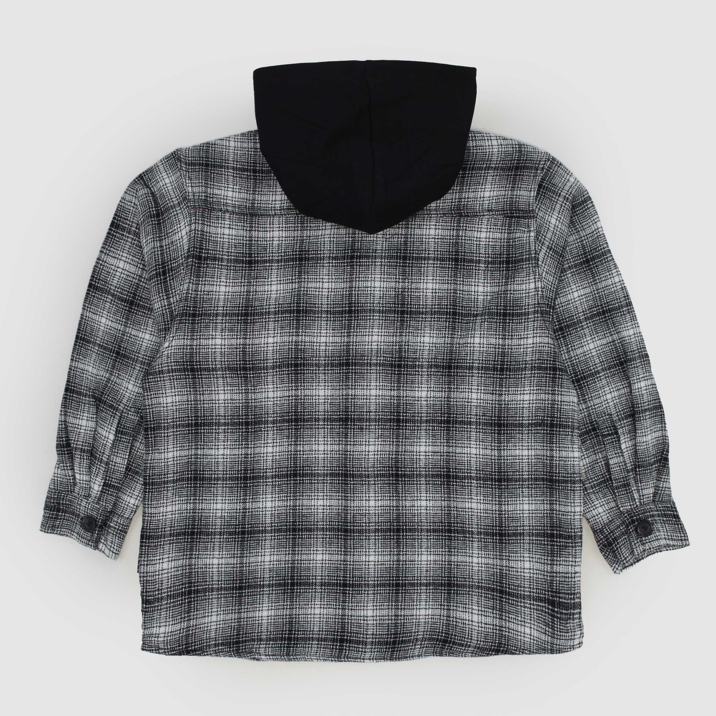 MOLO Black and Grey Checkered Shirt