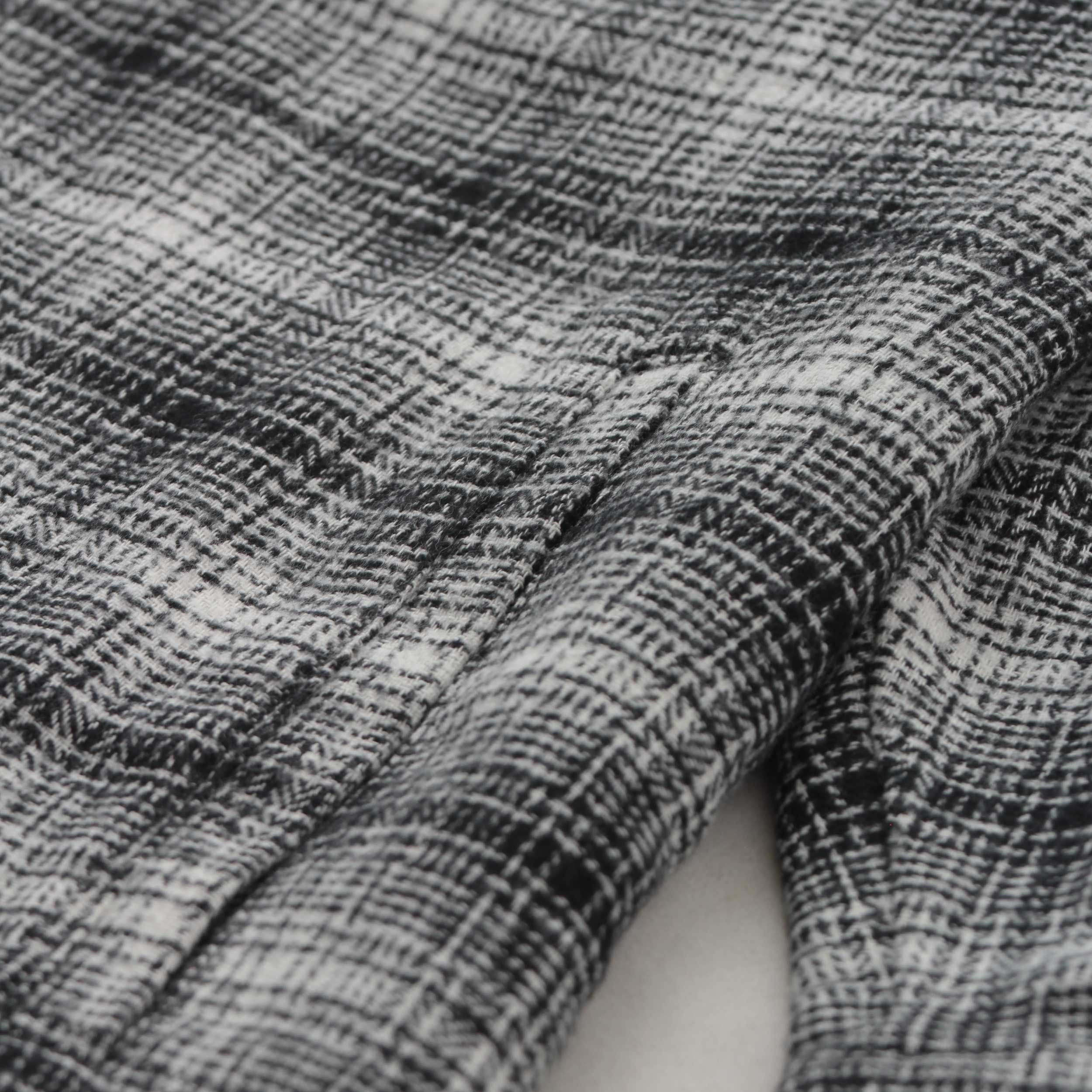 MOLO Black and Grey Checkered Shirt
