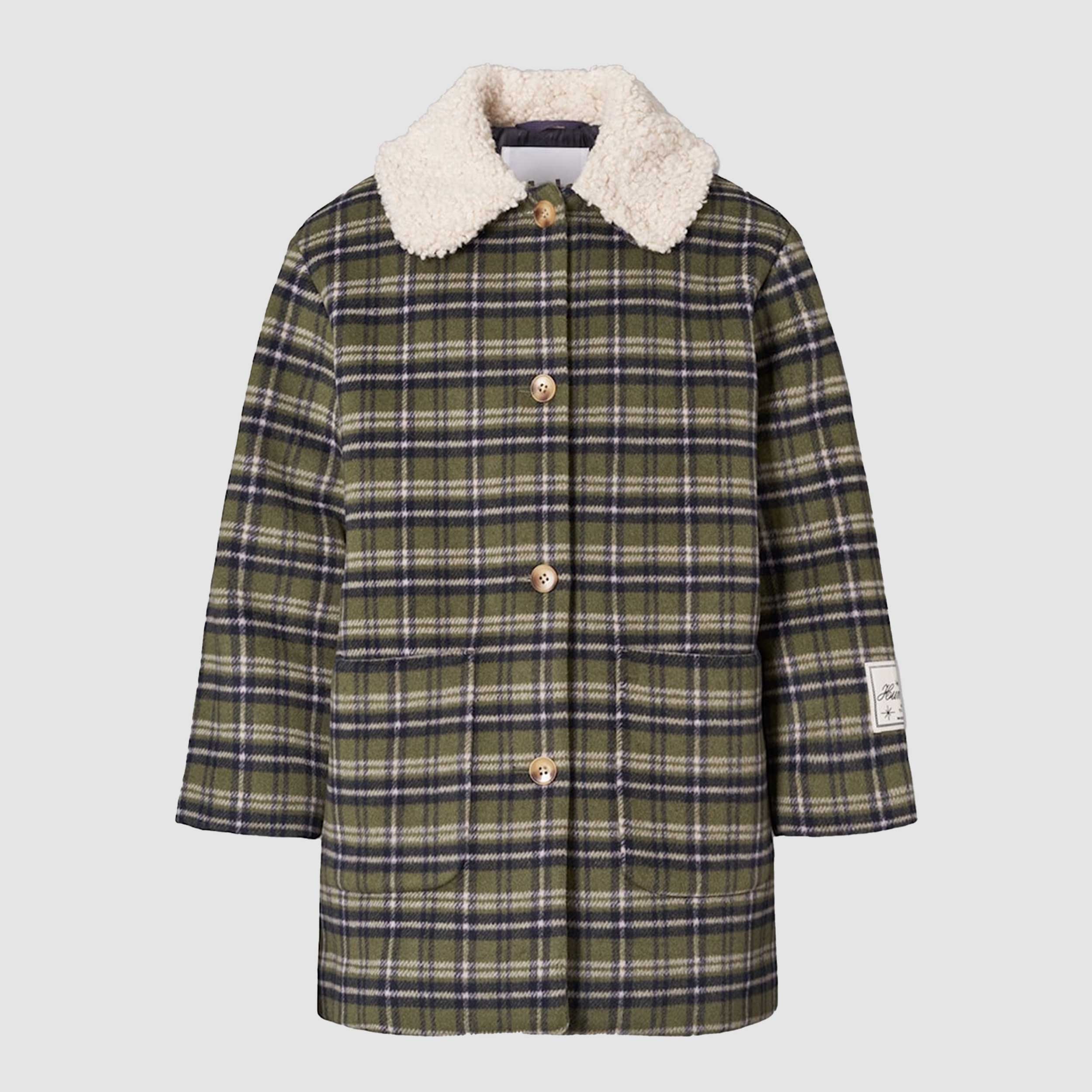 Cappotto A Quadri Verde E Blu Firmato MOLO - annameglio.com abbigliamento moda