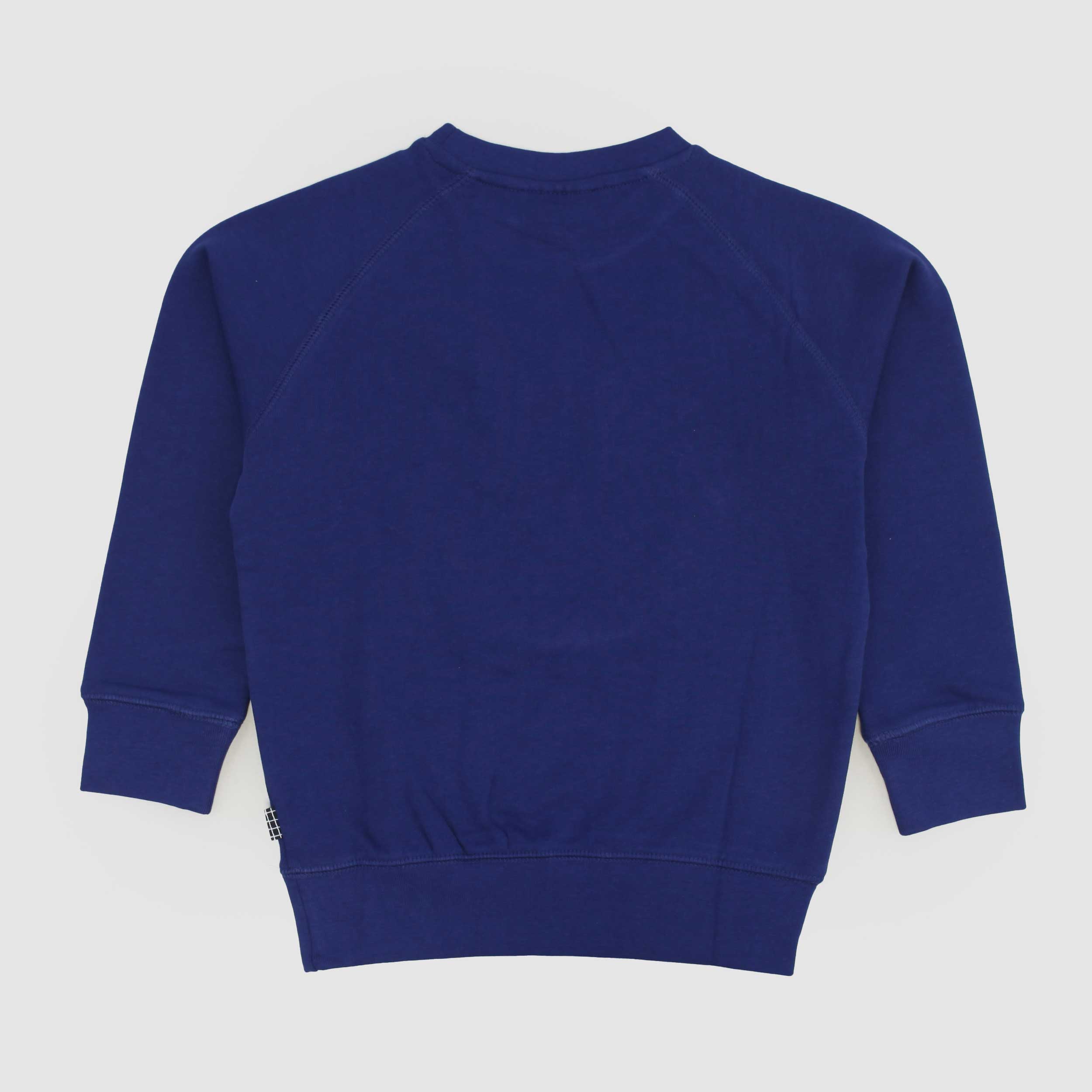 Felpa Indaco Con Smile Teddy Firmata MOLO - annameglio.com abbigliamento moda