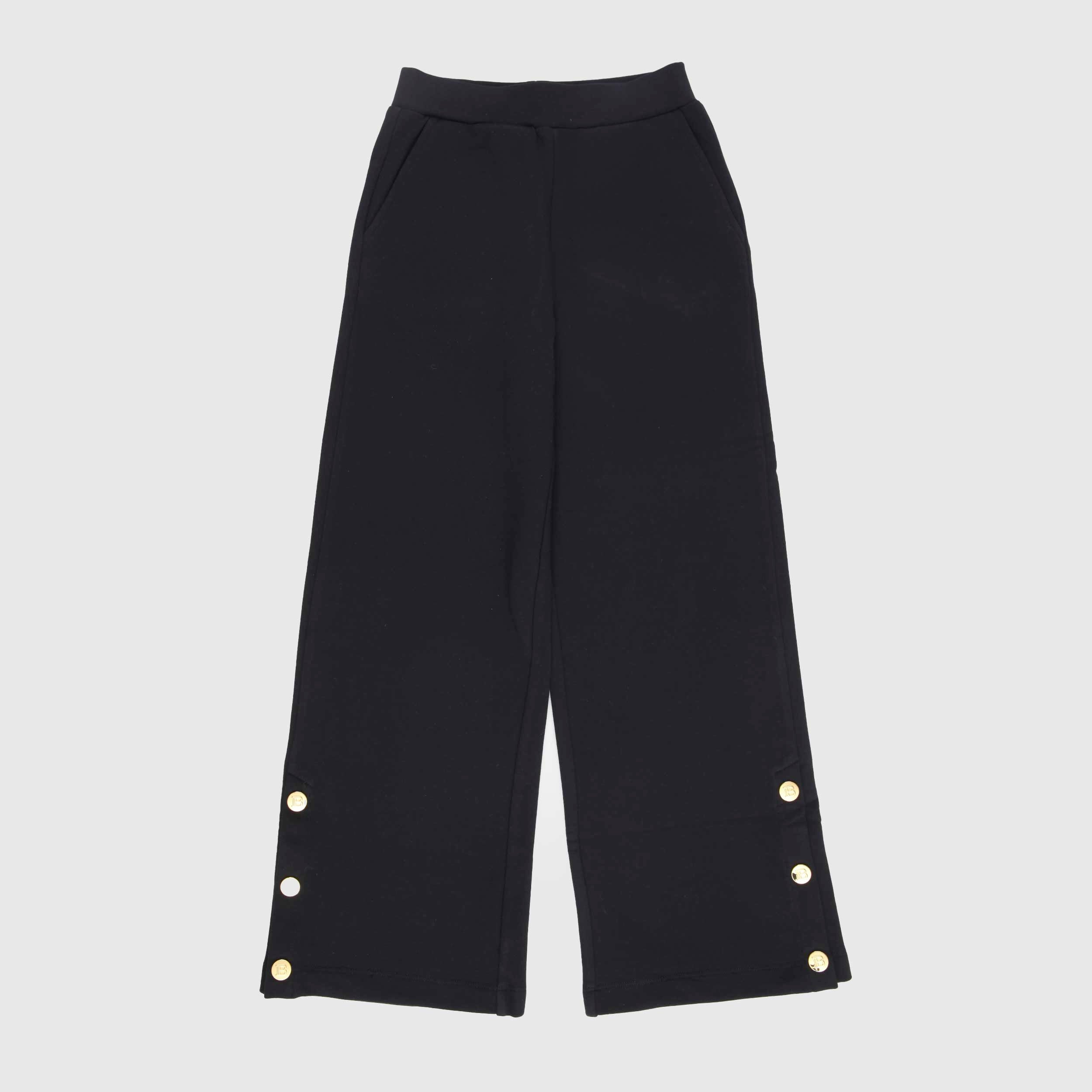 Pantalone A Palazzo Nero Firmato BALMAIN - annameglio.com abbigliamento moda