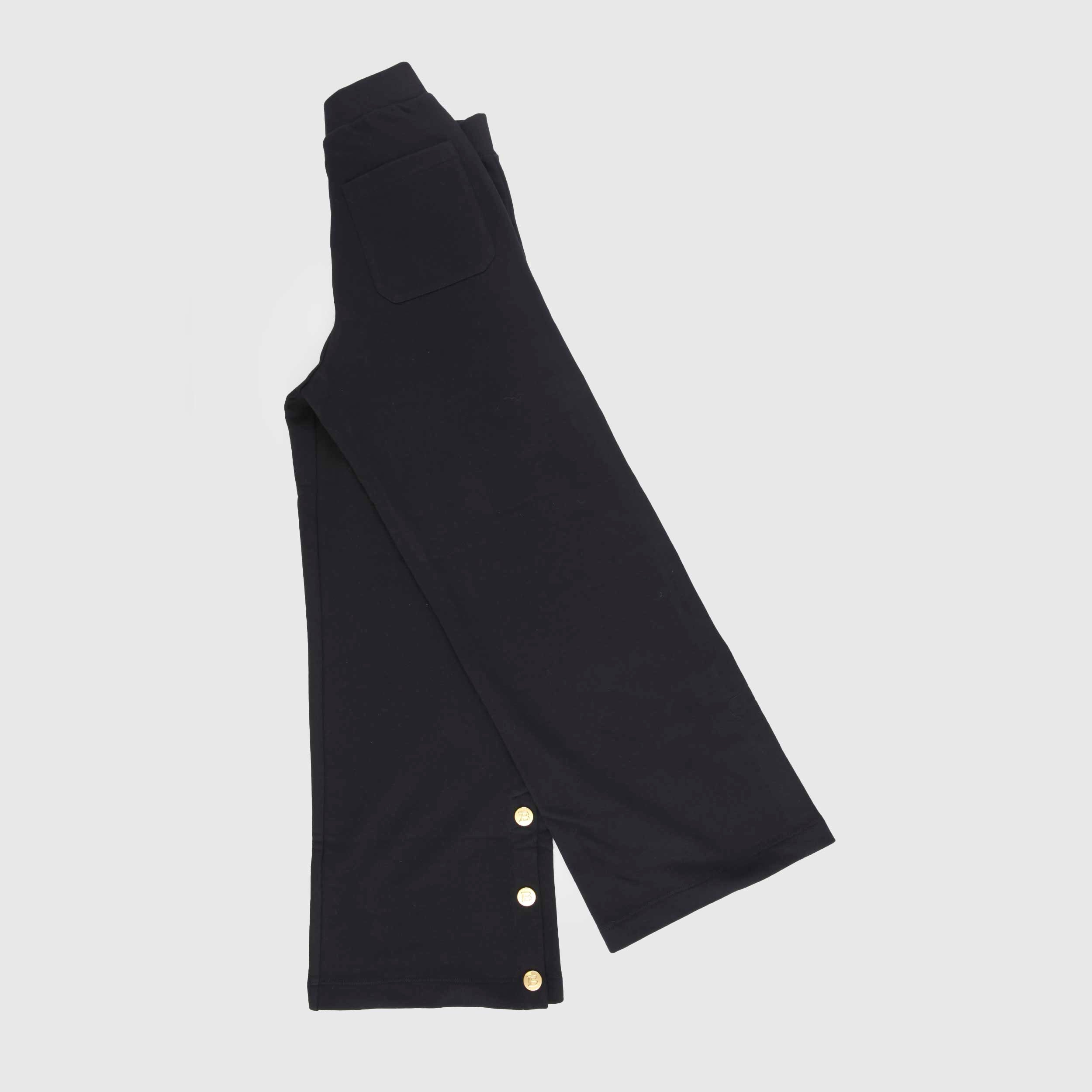 Pantalone A Palazzo Nero Firmato BALMAIN - annameglio.com abbigliamento moda