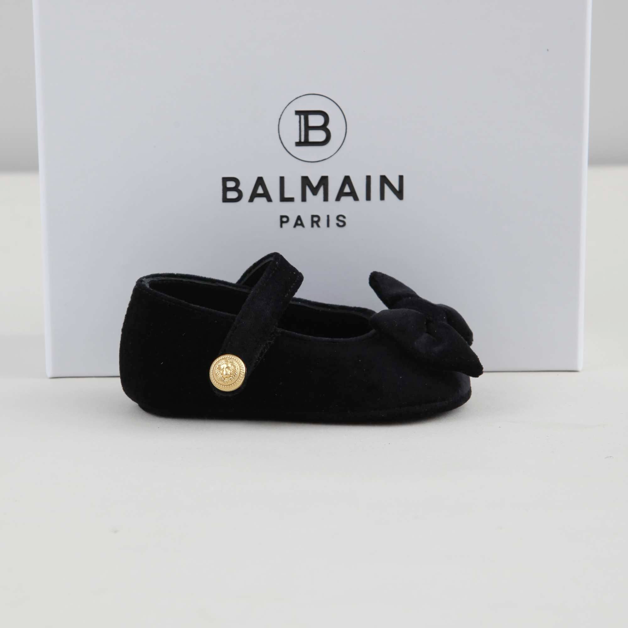 Ballerine Nere Con Fiocco Firmate BALMAIN - annameglio.com abbigliamento moda