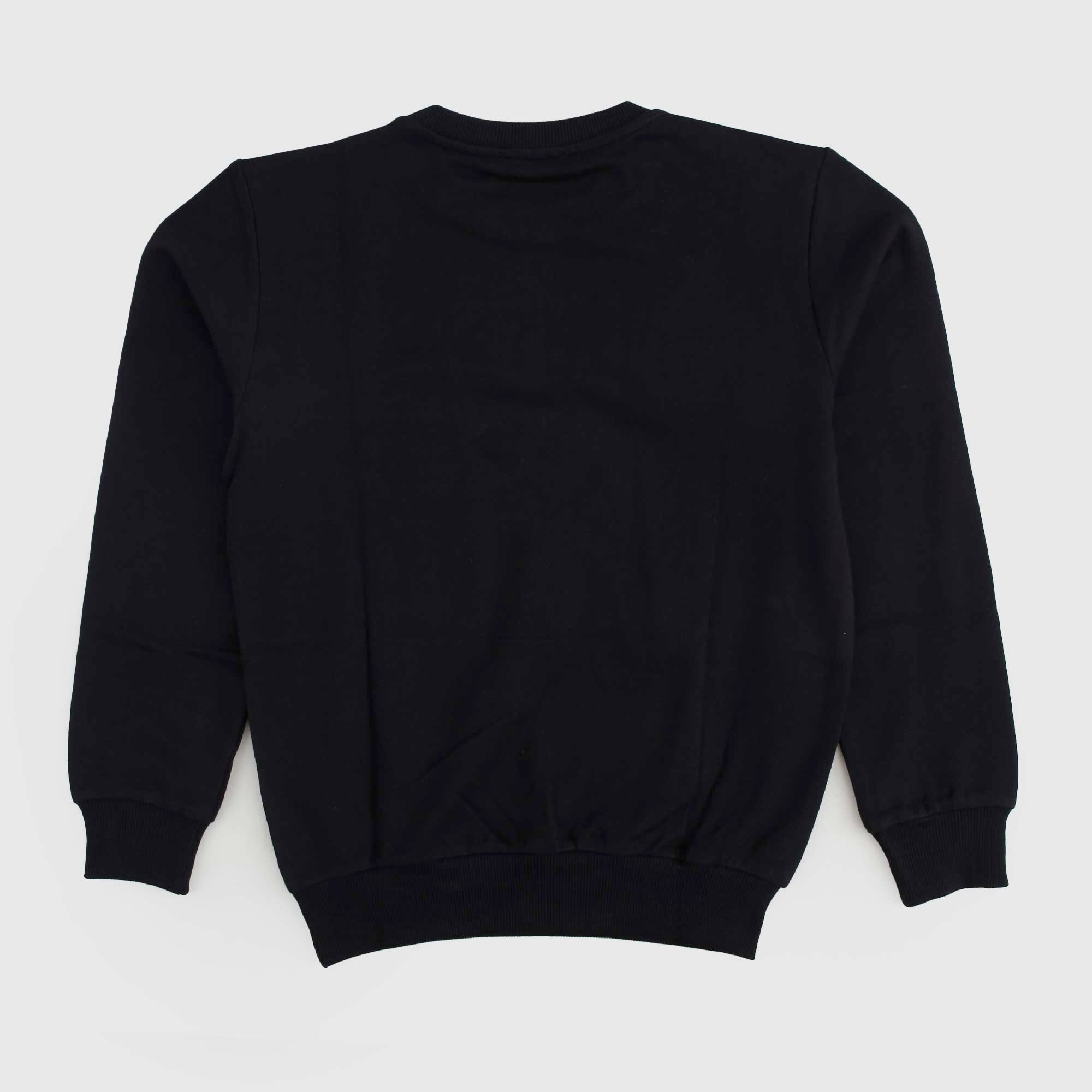 Felpa Nera Con Logo Bianco Firmata BALMAIN - annameglio.com abbigliamento moda