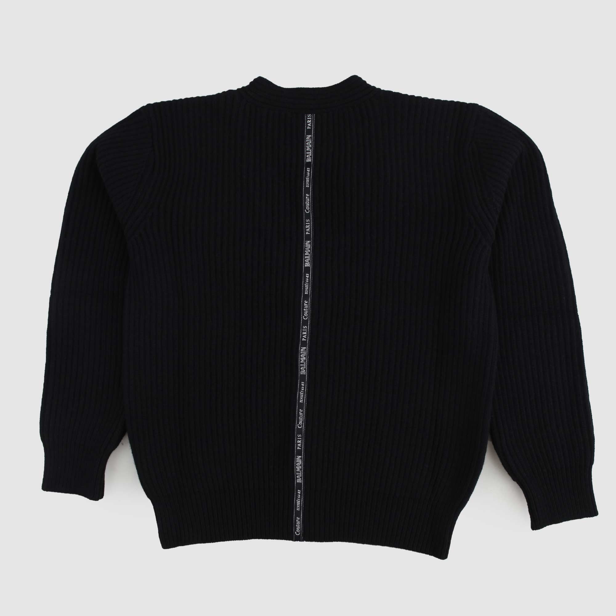 Cardigan Blu Notte Firmato BALMAIN - annameglio.com abbigliamento moda