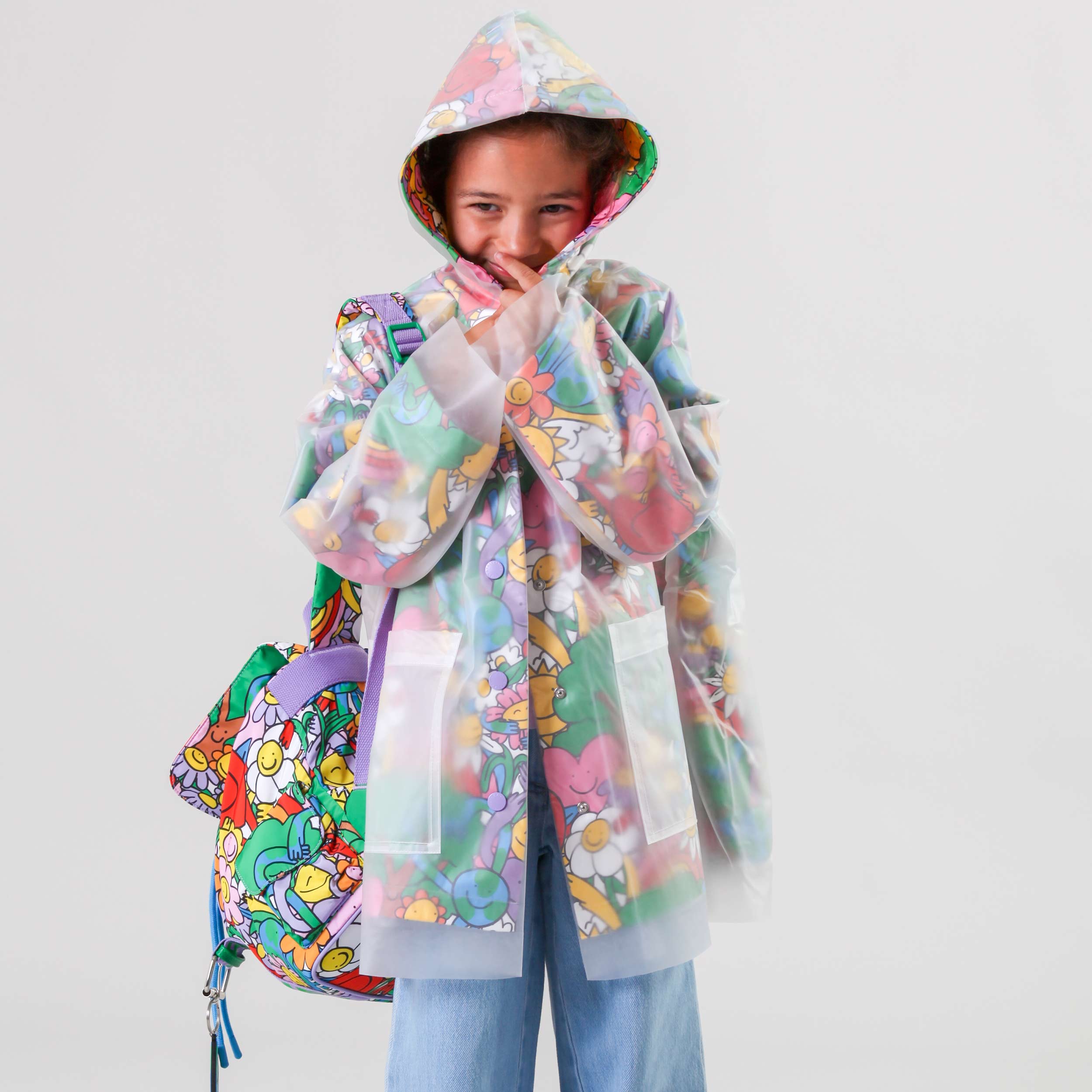 Impermeabile Con Stampa Firmato STELLA MCCARTNEY - annameglio.com abbigliamento moda