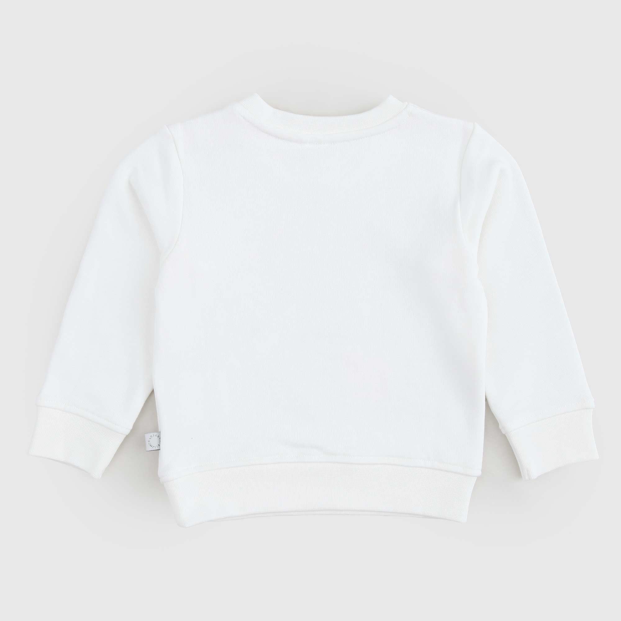 Felpa Bianca Manica Lunga Firmata STELLA MCCARTNEY - annameglio.com abbigliamento moda