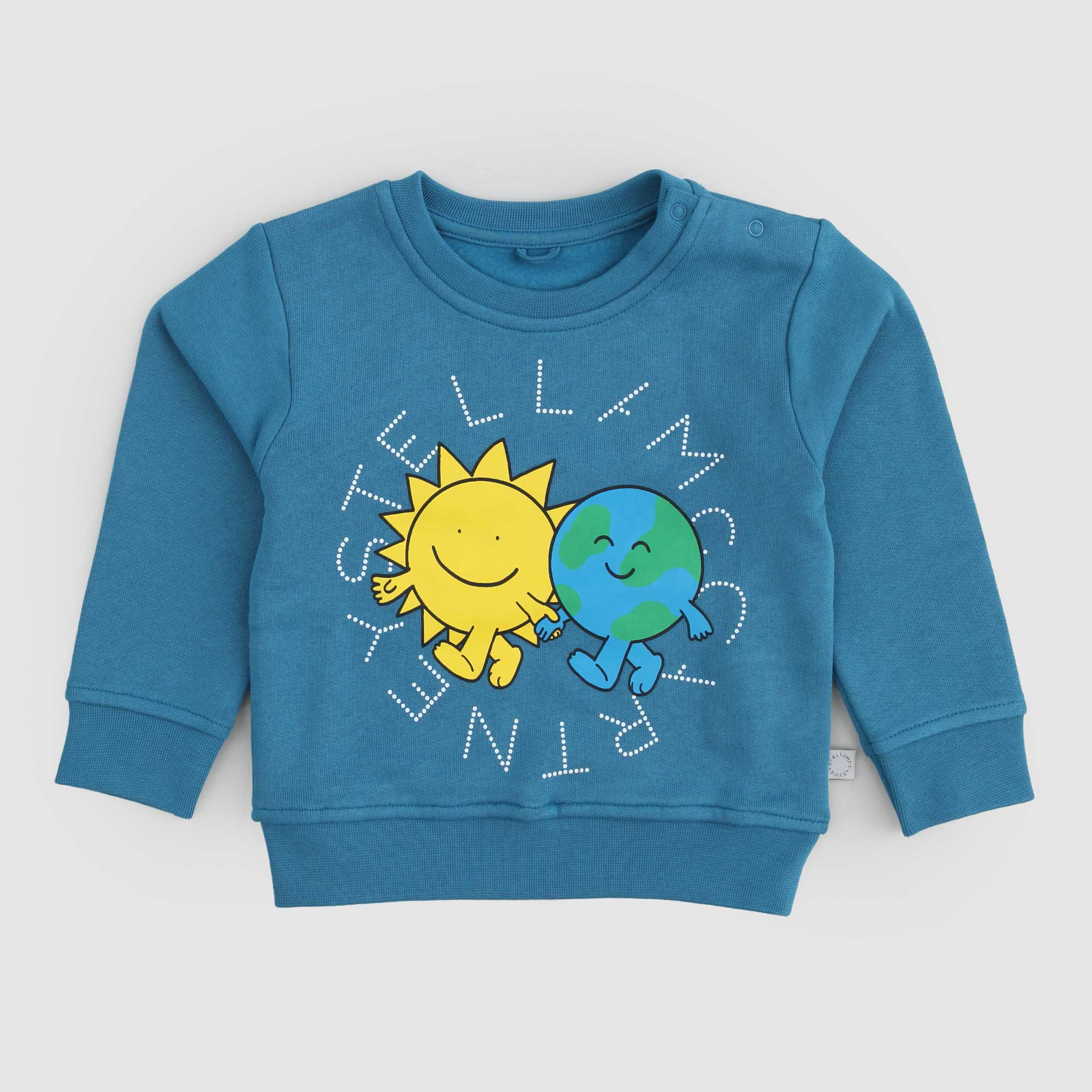 Stella McCartney Printed Blue Sweatshirt