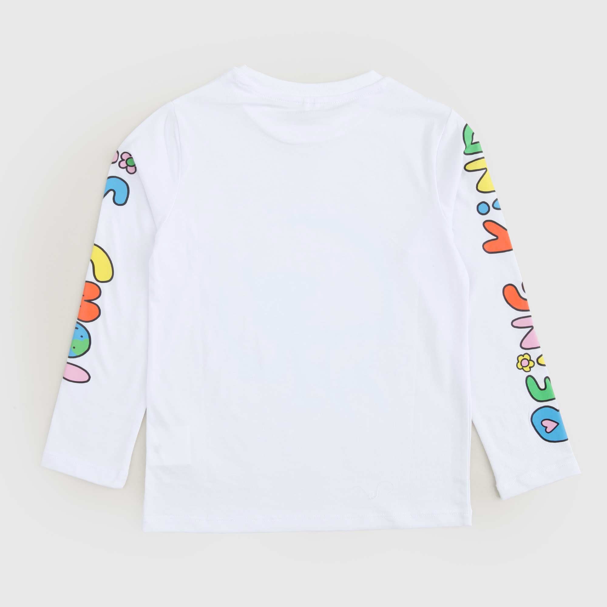 T-shirt Bianca Con Stampe Firmata STELLA MCCARTNEY - annameglio.com abbigliamento moda