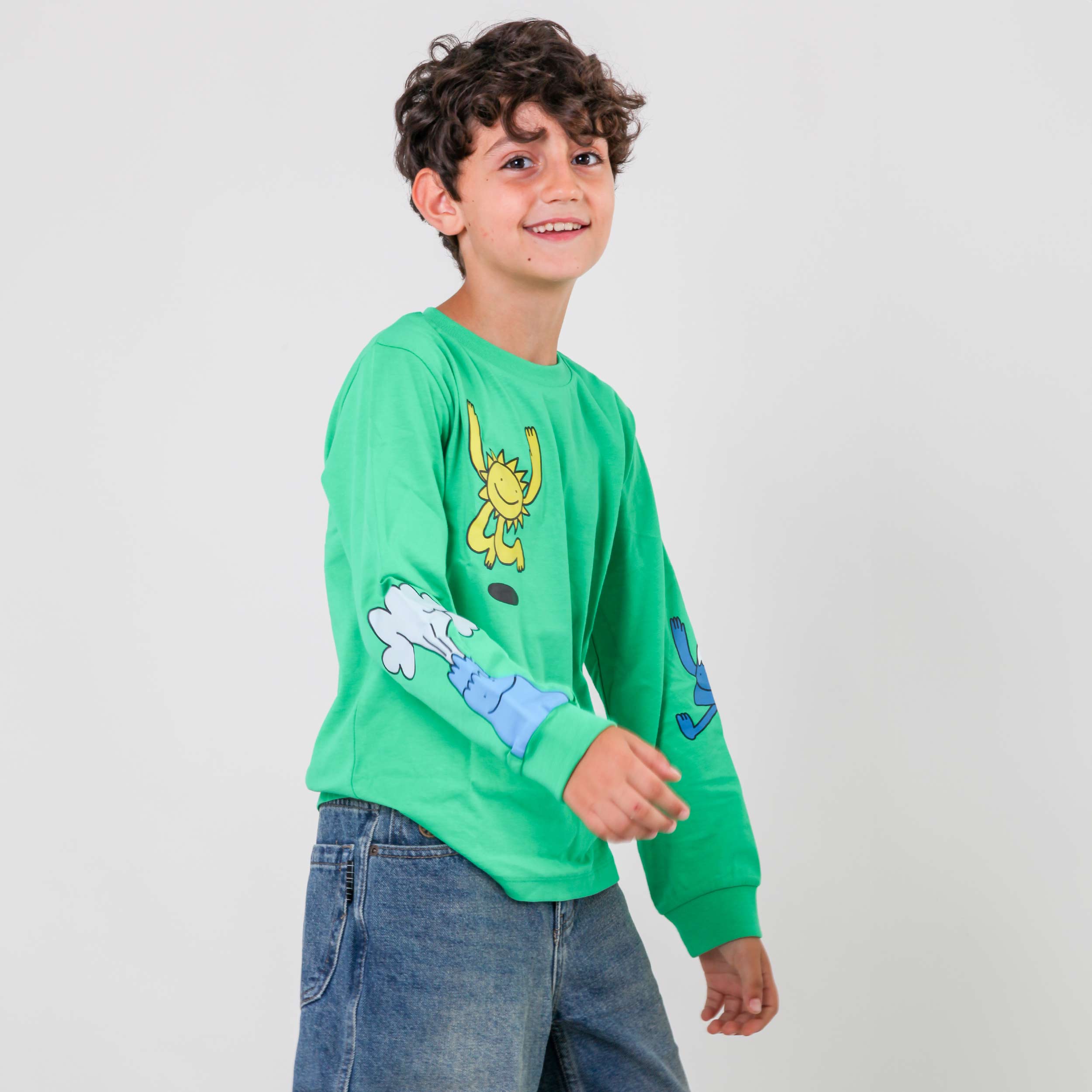 T-shirt Verde Con Stampe Firmata STELLA MCCARTNEY - annameglio.com abbigliamento moda