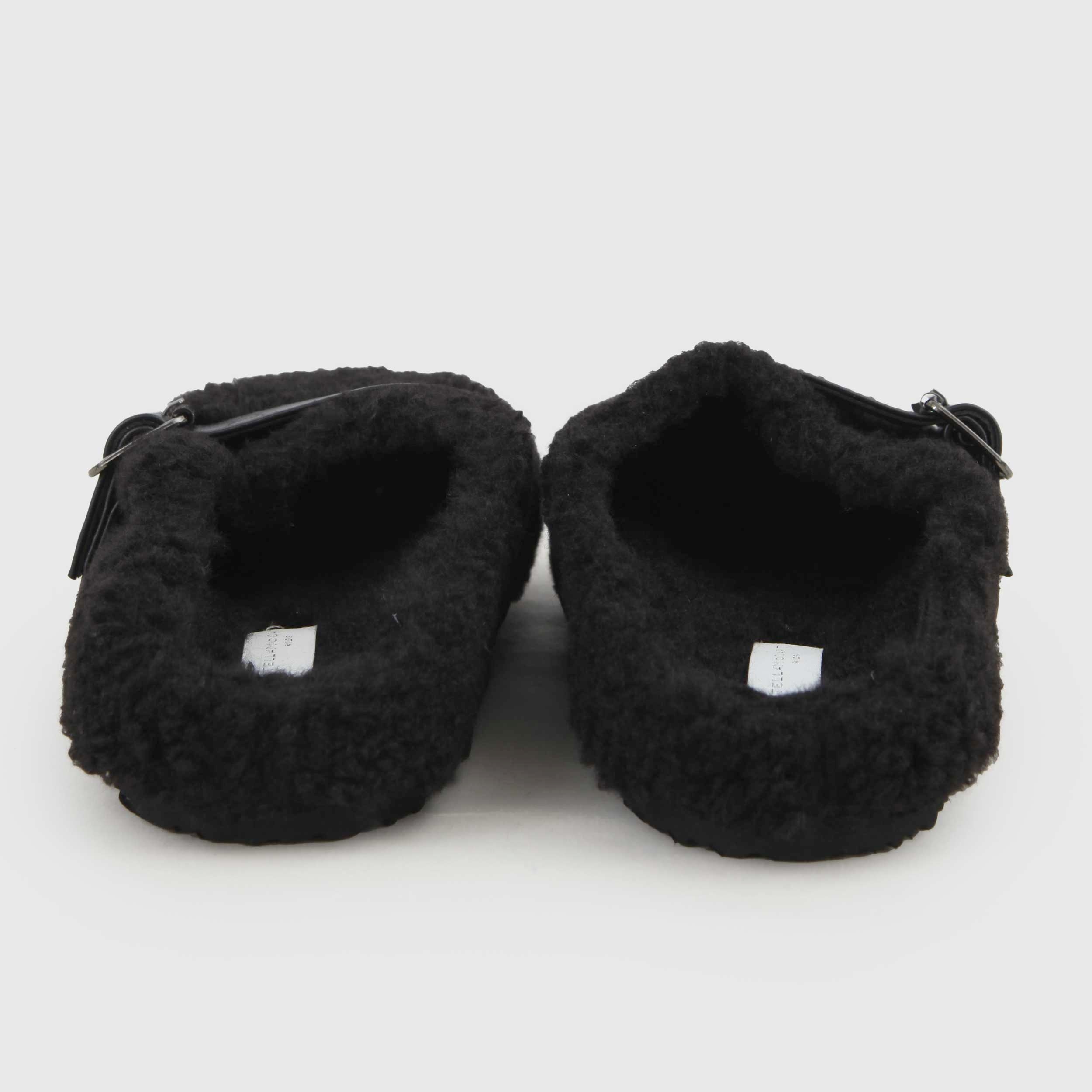 Ciabatte Nere In Teddy Firmate STELLA MCCARTNEY - annameglio.com abbigliamento moda