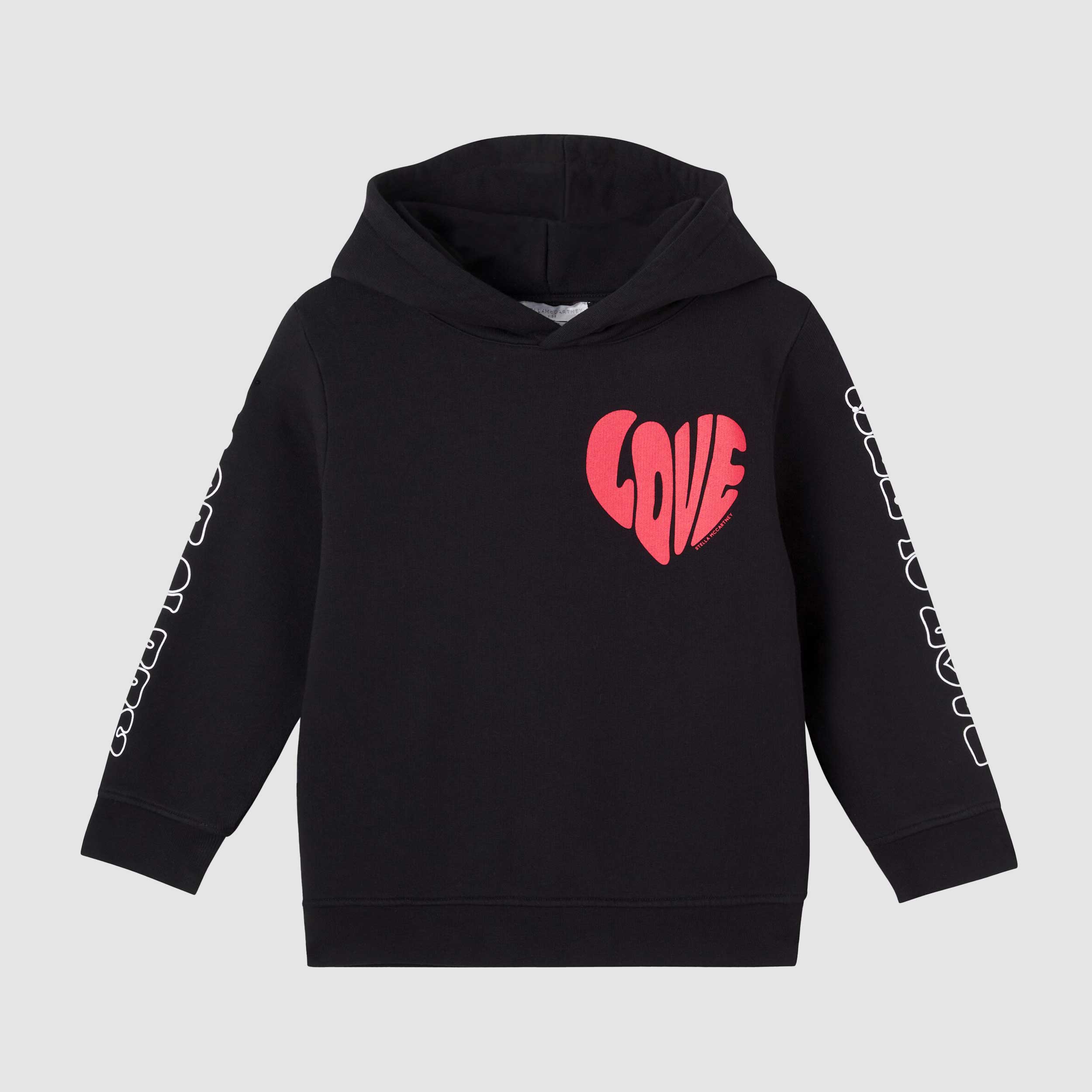 Felpa Nera Con Stampa Firmata STELLA MCCARTENEY - annameglio.com abbigliamento moda