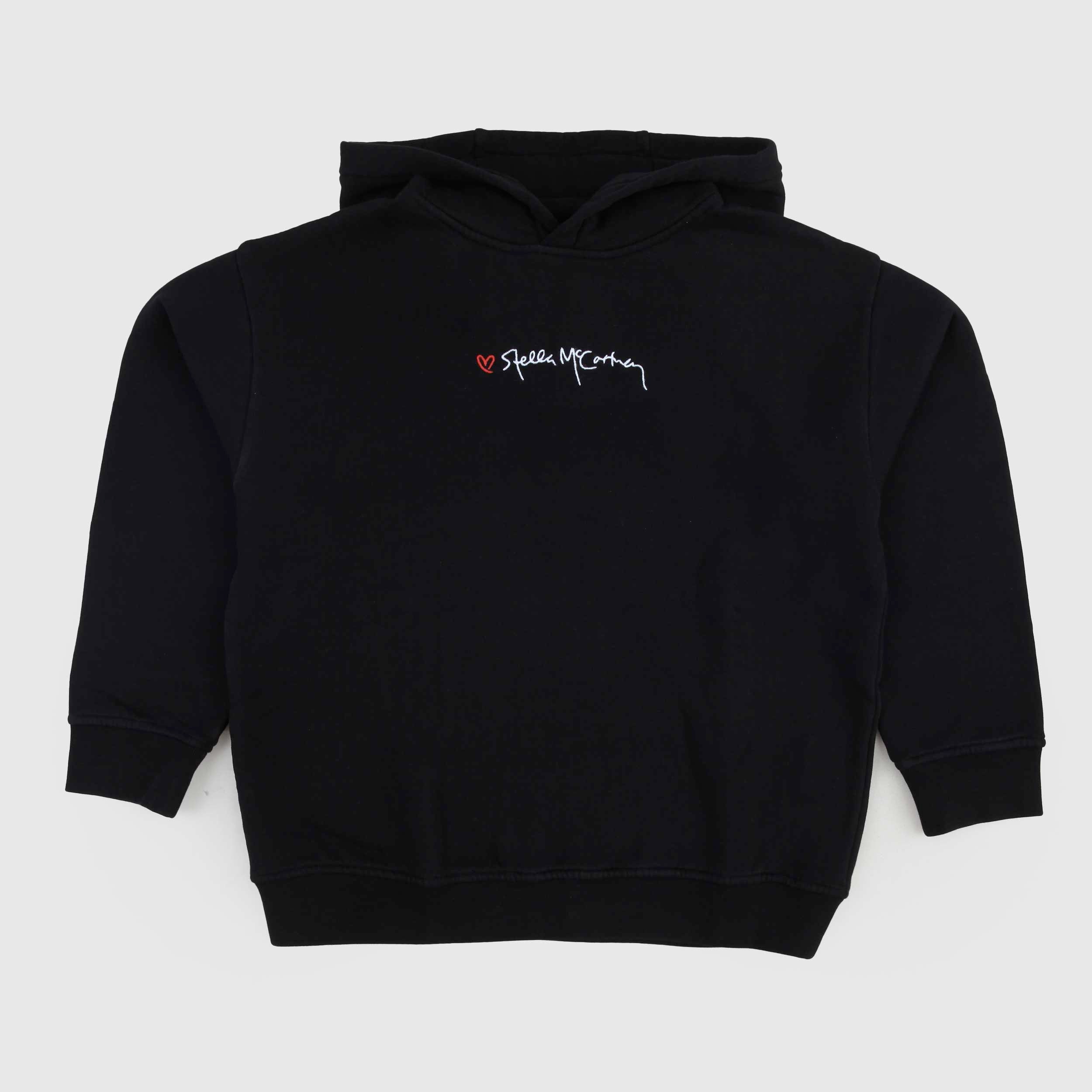 Felpa Nera Con Logo Firmata STELLA MCCARTNEY - annameglio.com abbigliamento moda