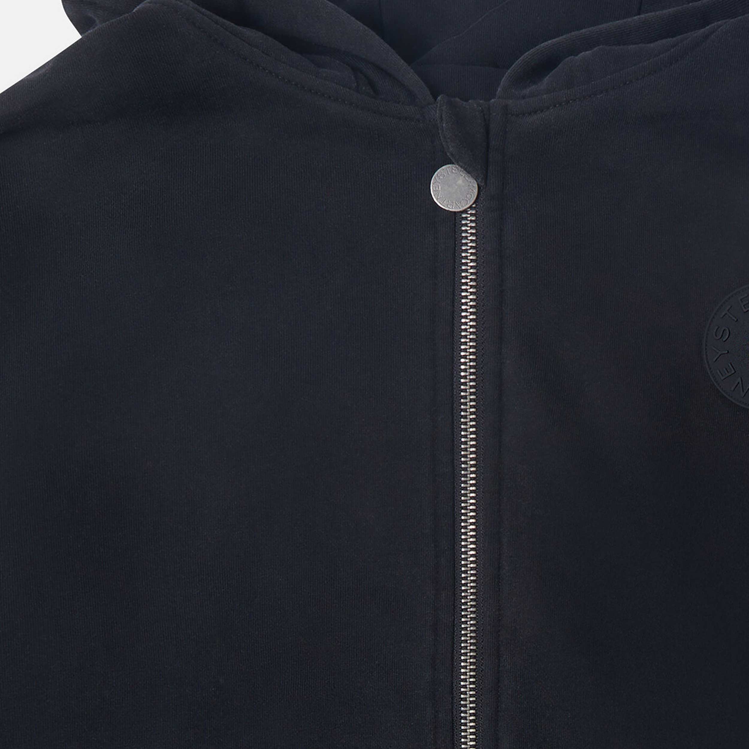 Felpa Nera Con Logo Verde Firmata STELLA MCCARTNEY - annameglio.com abbigliamento moda