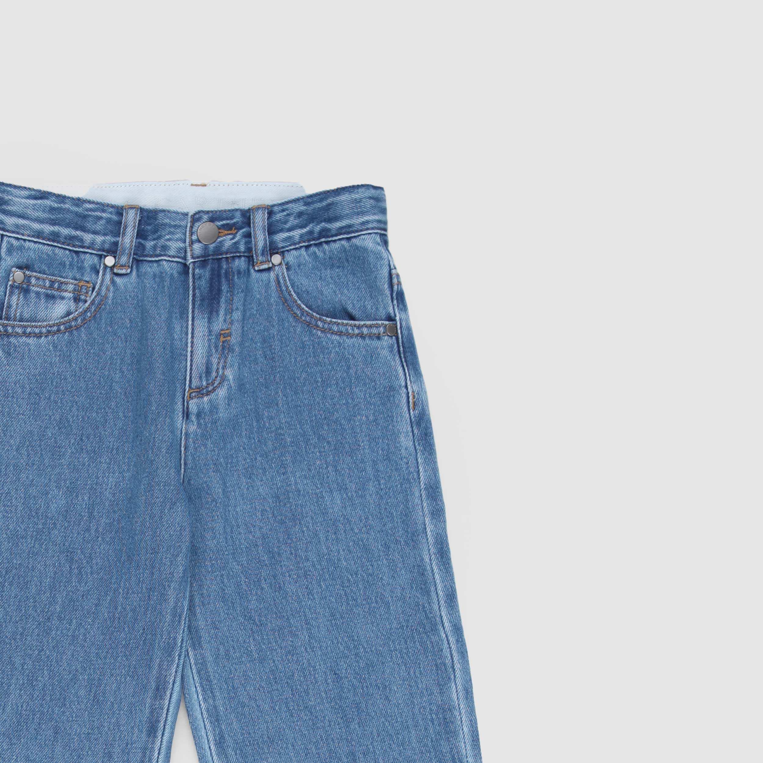 Jeans In Denim Blu Firmato STELLA MCCARTNEY - annameglio.com abbigliamento moda