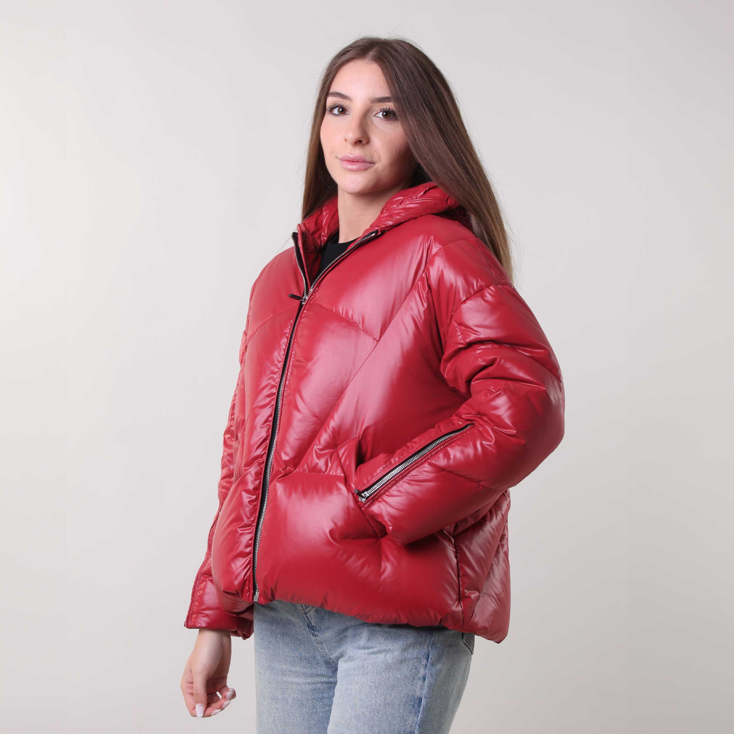 Piumino Trapuntato Rosso Firmato KHRISJOY - annameglio.com abbigliamento moda