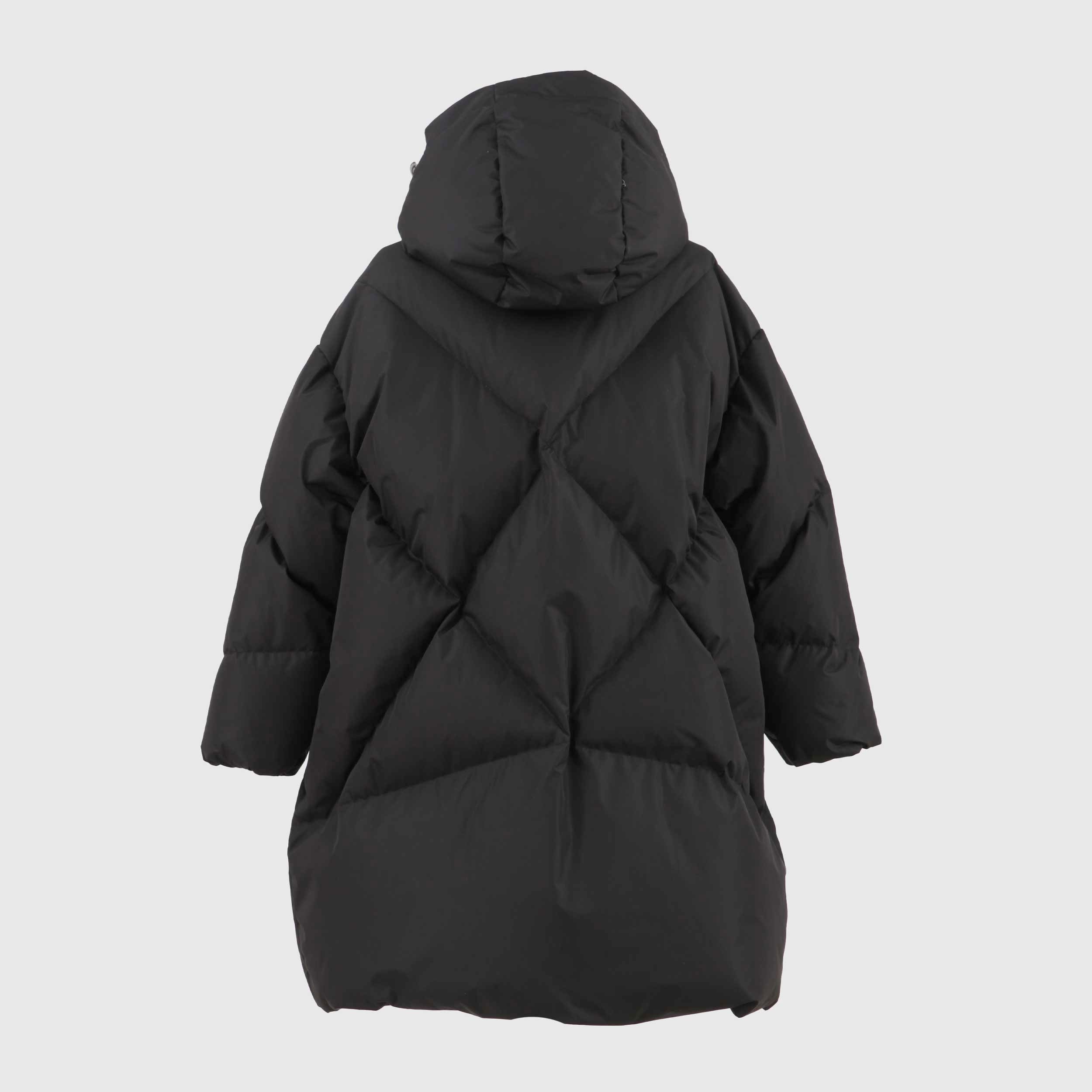 Piumino Lungo Trapuntato Nero Firmato KHRISJOY - annameglio.com abbigliamento moda