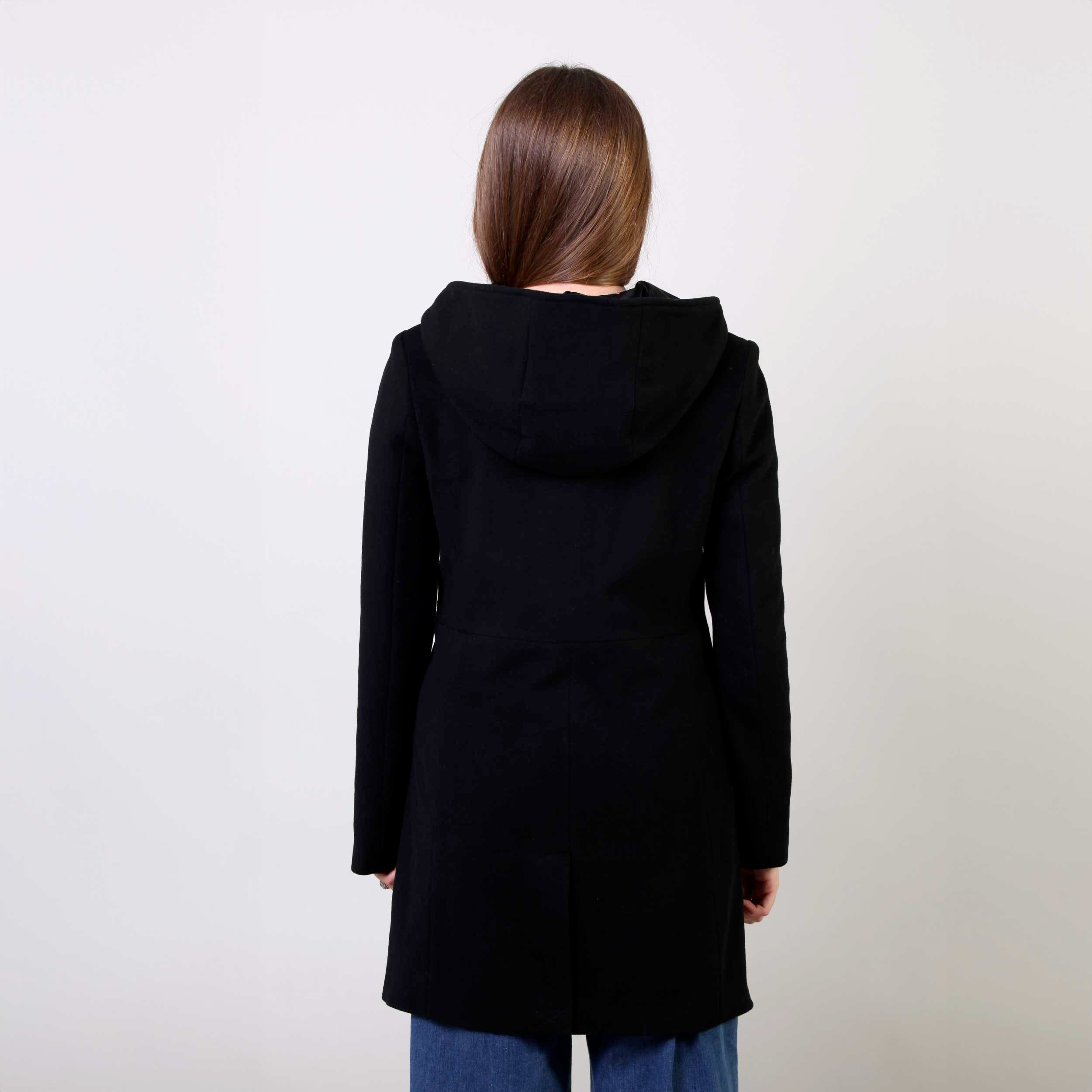 Cappotto Nero Con Moschettoni Firmato FAY JUNIOR - annameglio.com abbigliamento moda