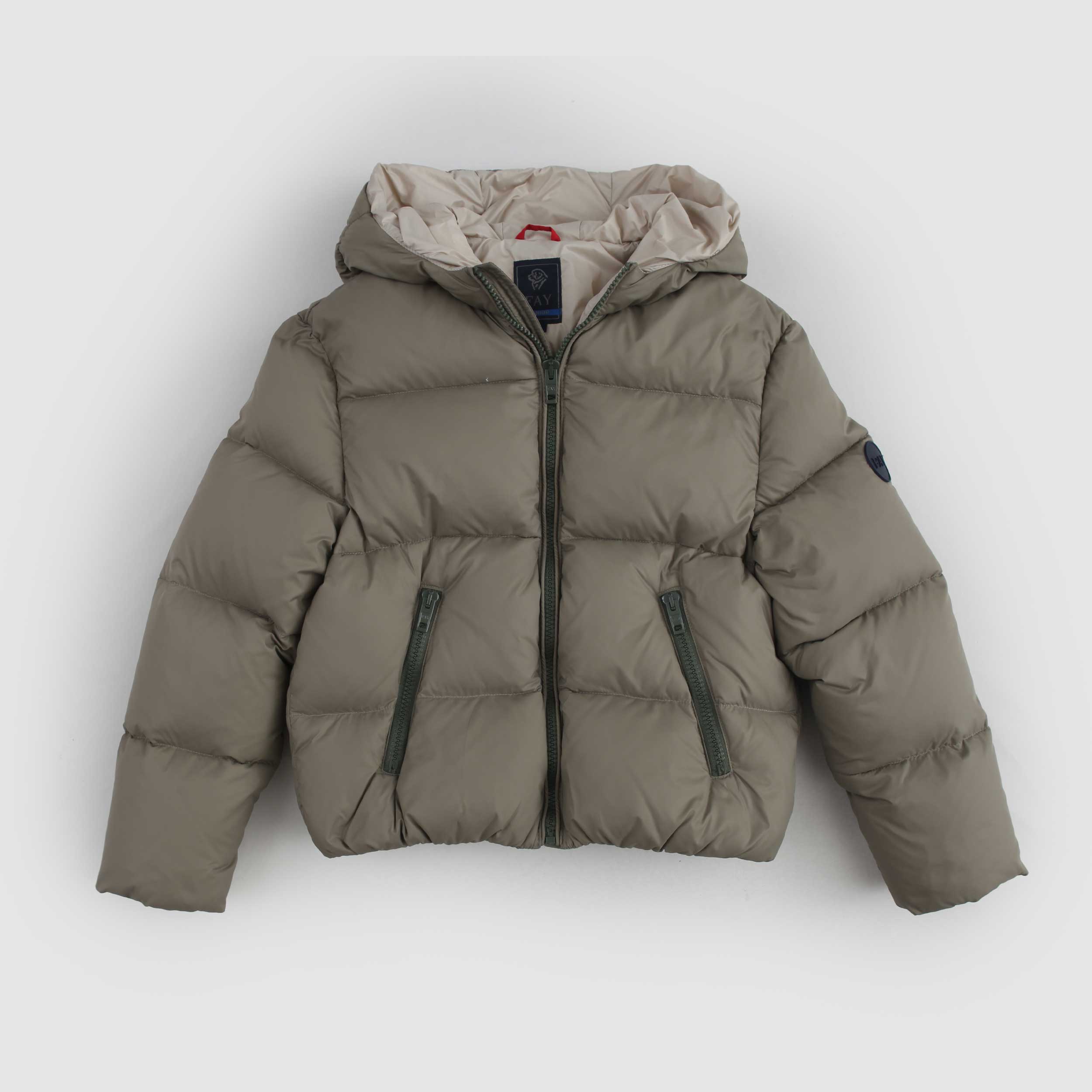 Piumino Verde Oliva Firmato FAY JUNIOR - annameglio.com abbigliamento moda