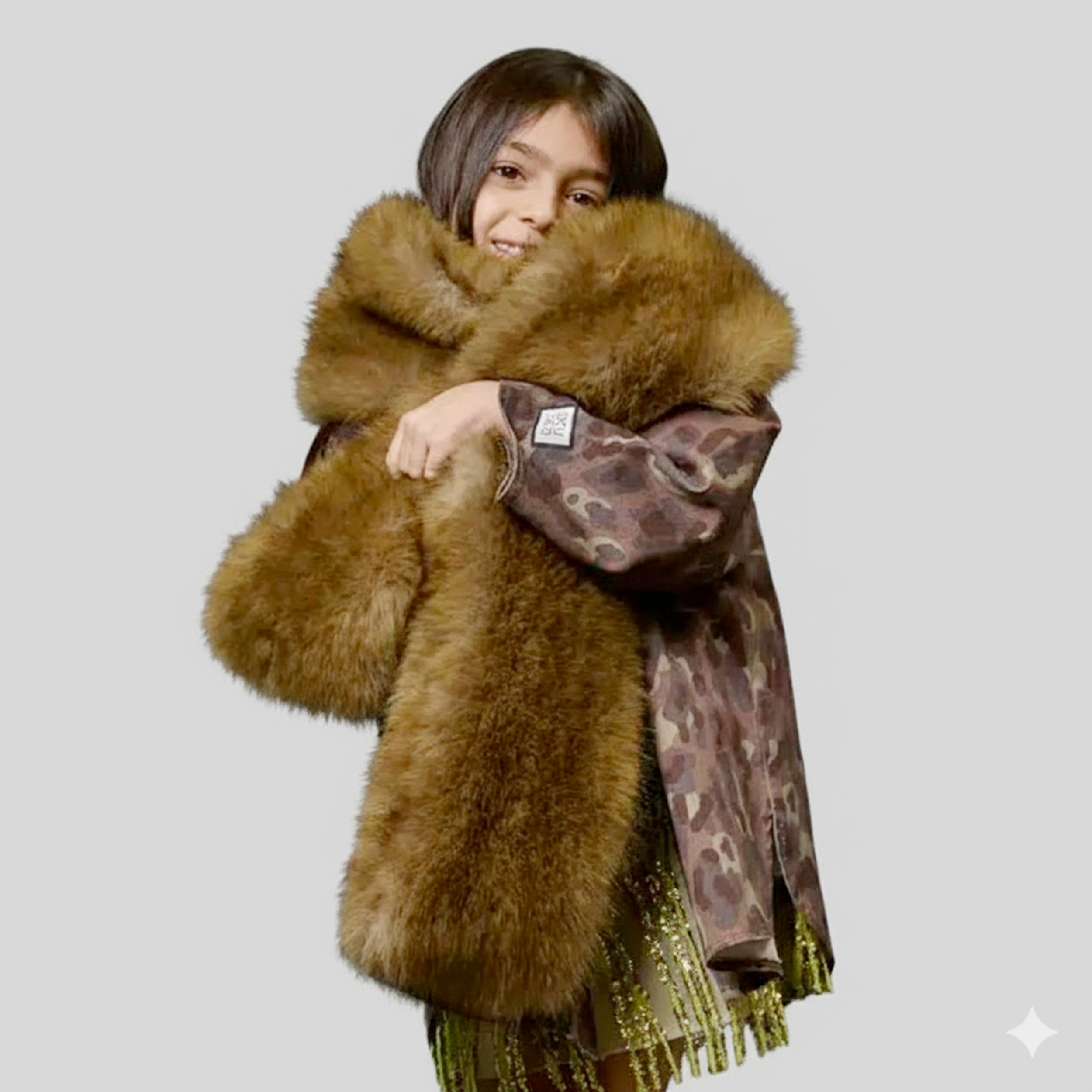 DOUUOD Signature Camel Scarf