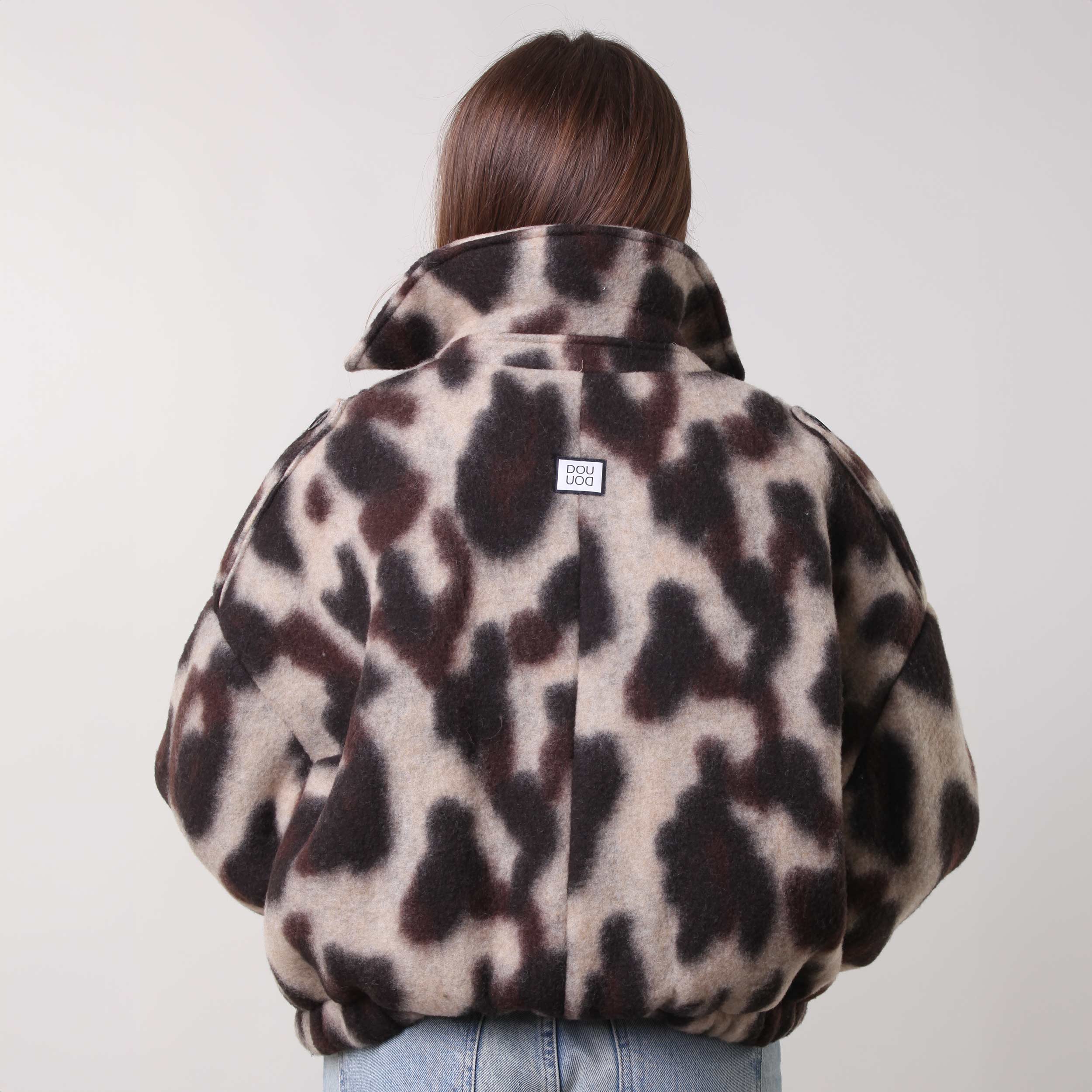 Giacca Con Stampa Animalier Firmata DOUUOD - annameglio.com abbigliamento moda