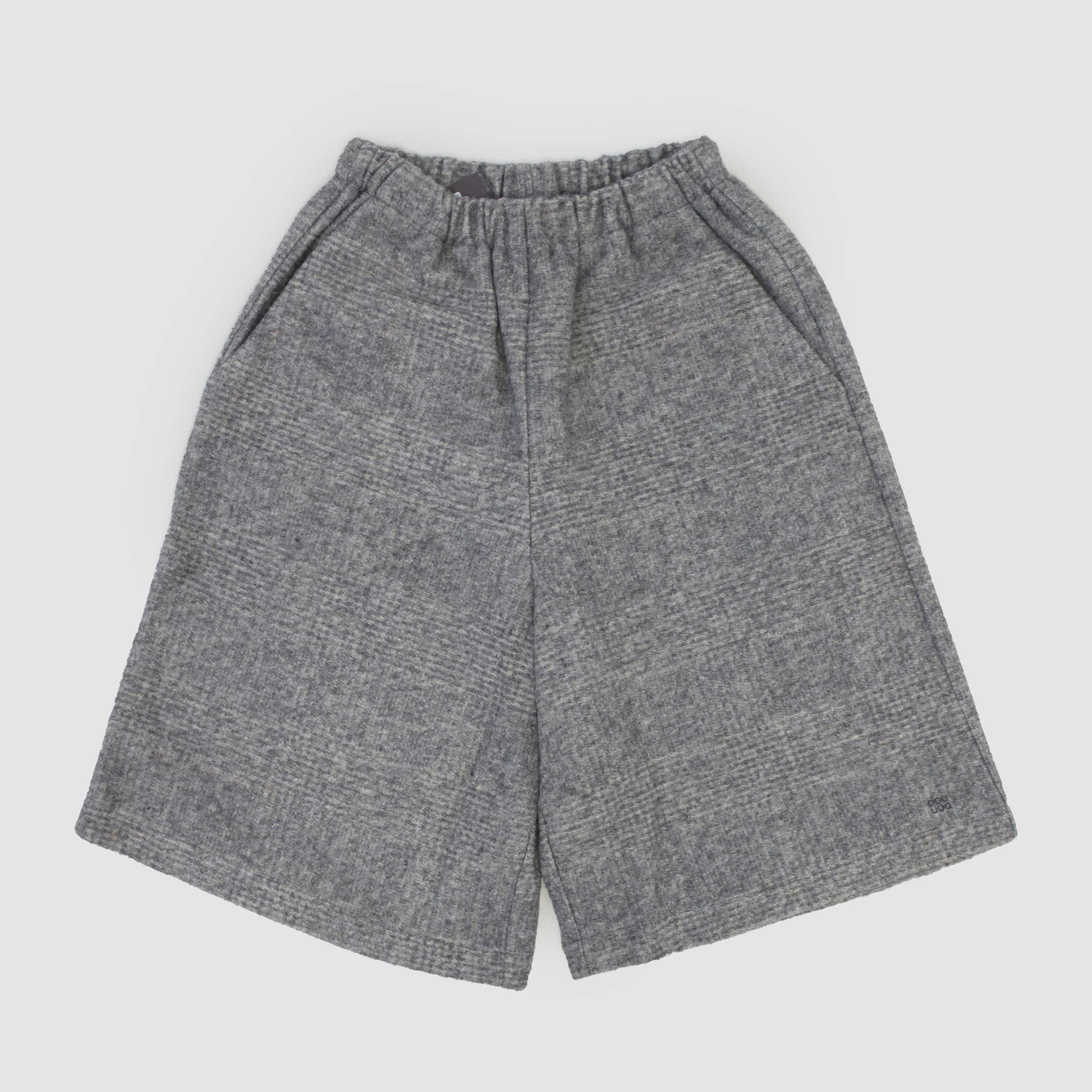 Bermuda Grigio in Misto Lana Firmato DOUUOD - annameglio.com abbigliamento moda