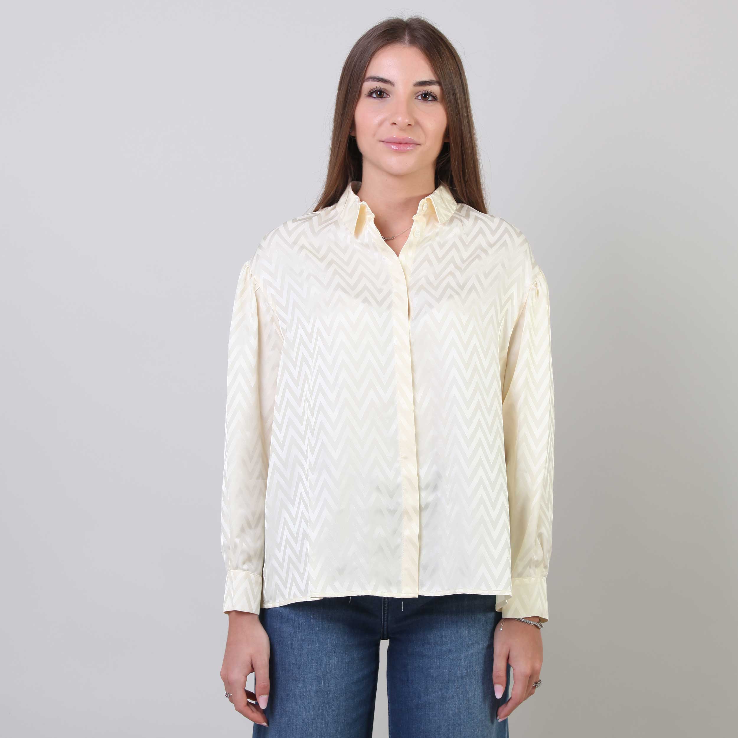 Light Beige Shirt in Fabric by MISSONI