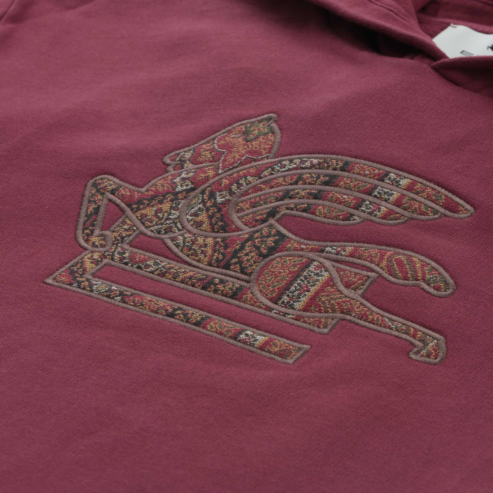 Felpa Bordeaux Con Cappuccio E Logo Firmata ETRO - annameglio.com abbigliamento moda