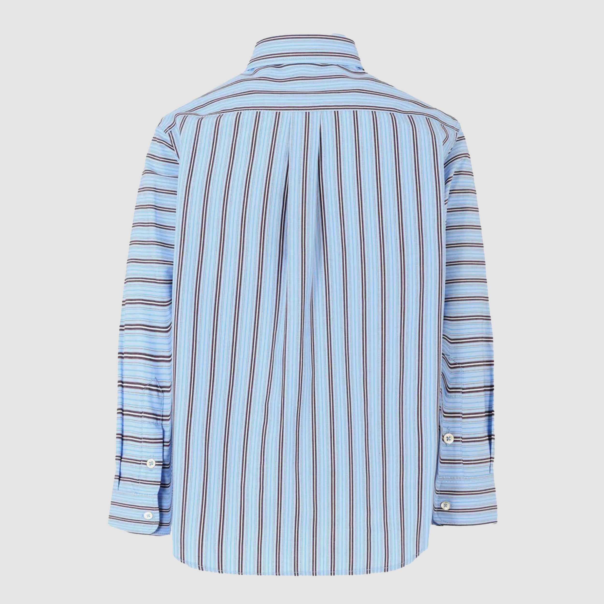 Light Blue Shirt With Brown Stripes by ETRO