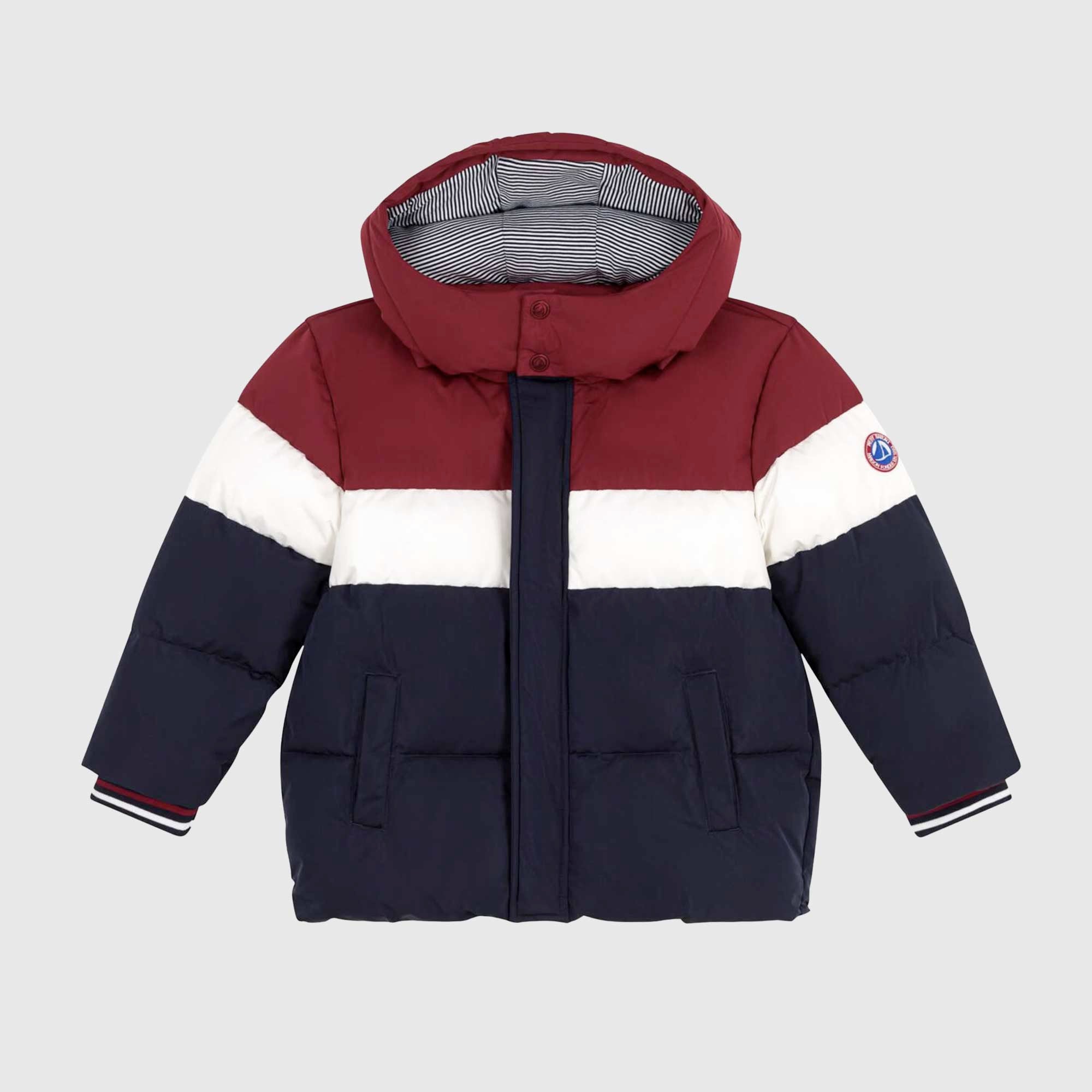 Piumino Color Block Firmato PETIT BATEAU - annameglio.com abbigliamento moda