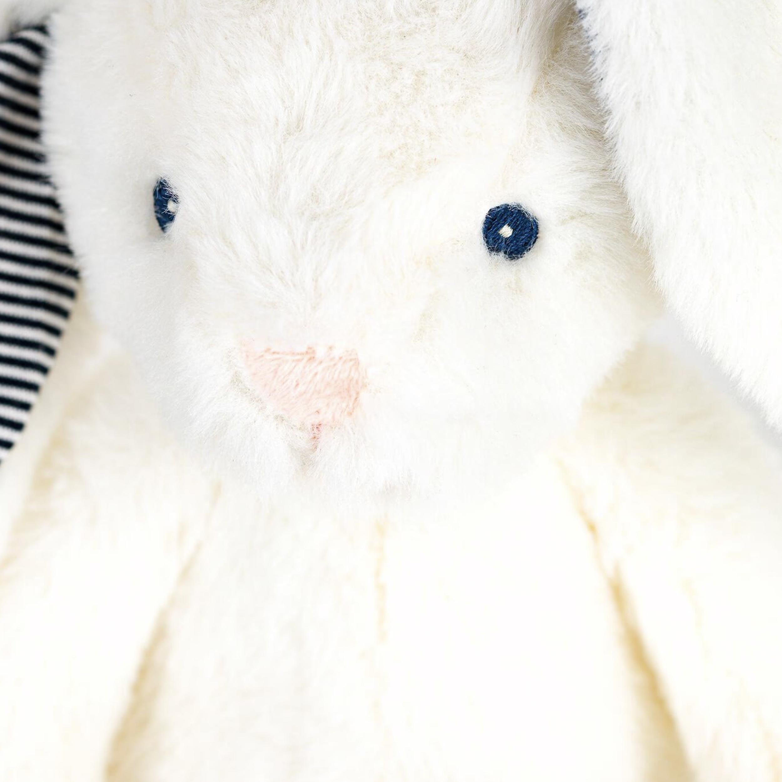 Coniglietto Peluche Bianco Firmato PETIT BATEAU - annameglio.com abbigliamento moda