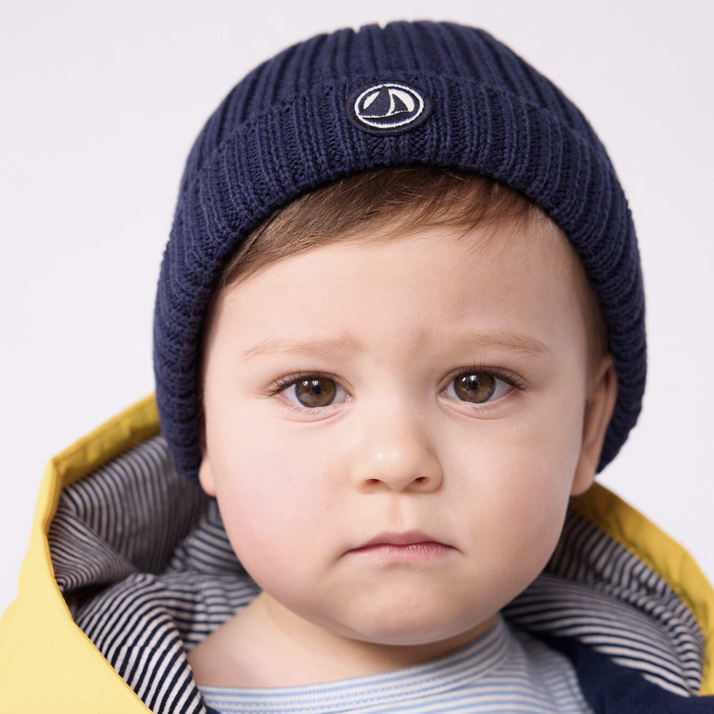 Berretto Blu In Maglia Firmato PETIT BATEAU - annameglio.com abbigliamento moda