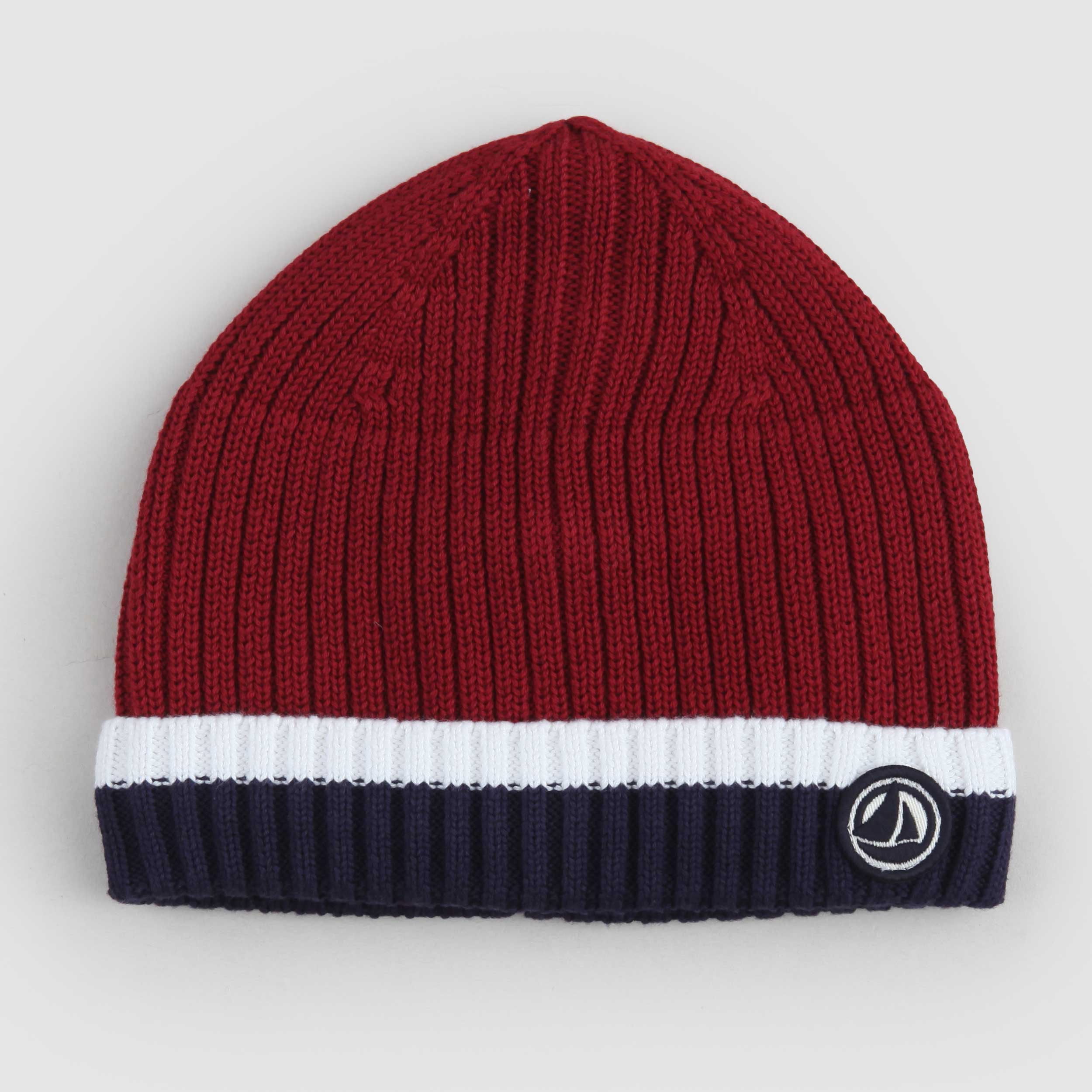 Cappello Bicolore A Coste Firmato PETIT BATEAU - annameglio.com abbigliamento moda