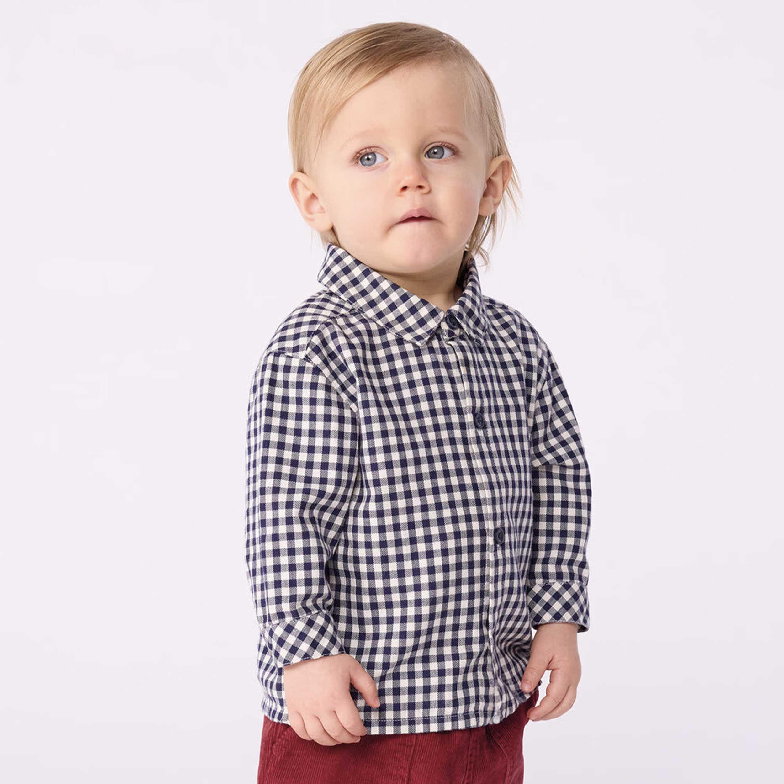 Camicia In Flanella A Quadri Firmata PETIT BATEAU