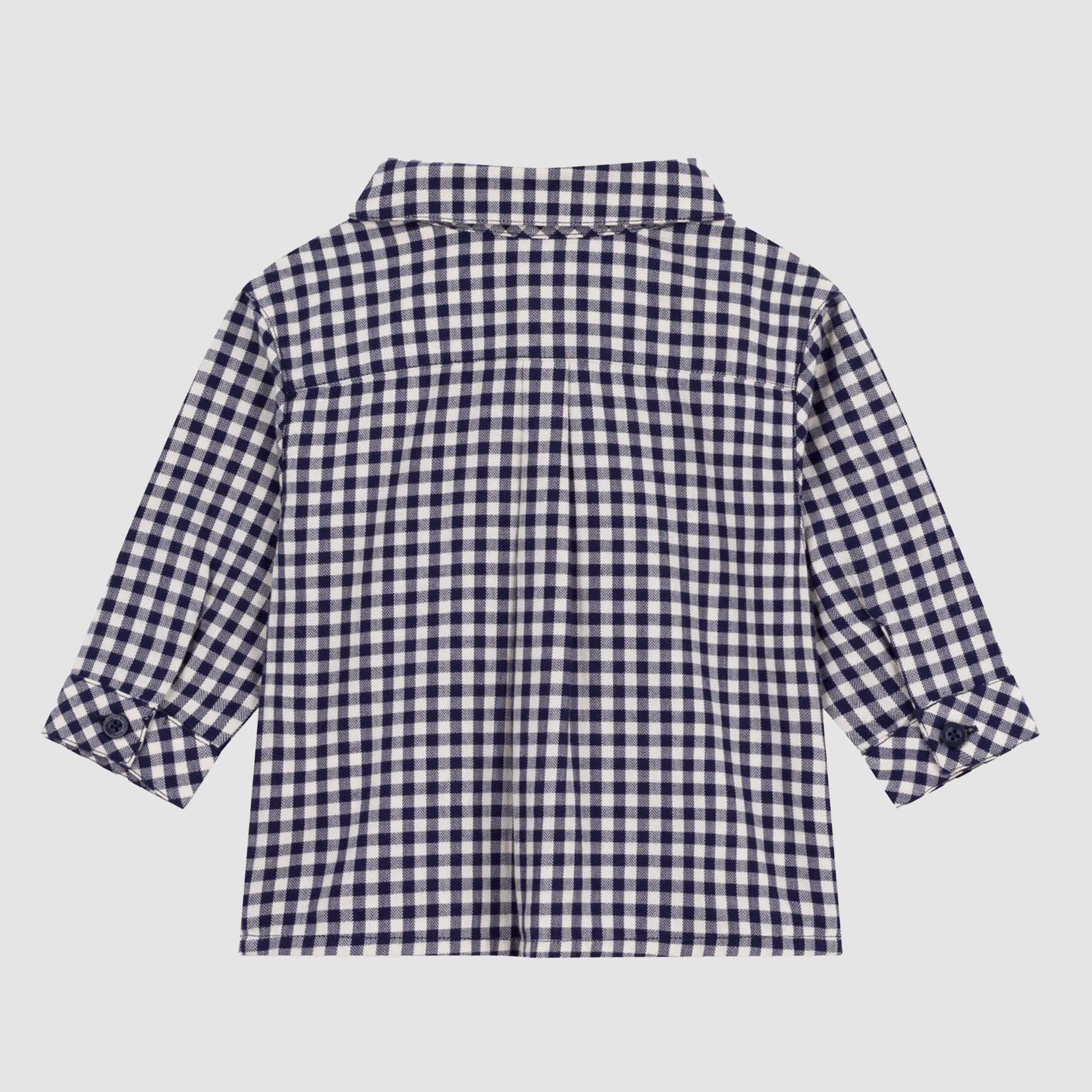 Camicia In Flanella A Quadri Firmata PETIT BATEAU