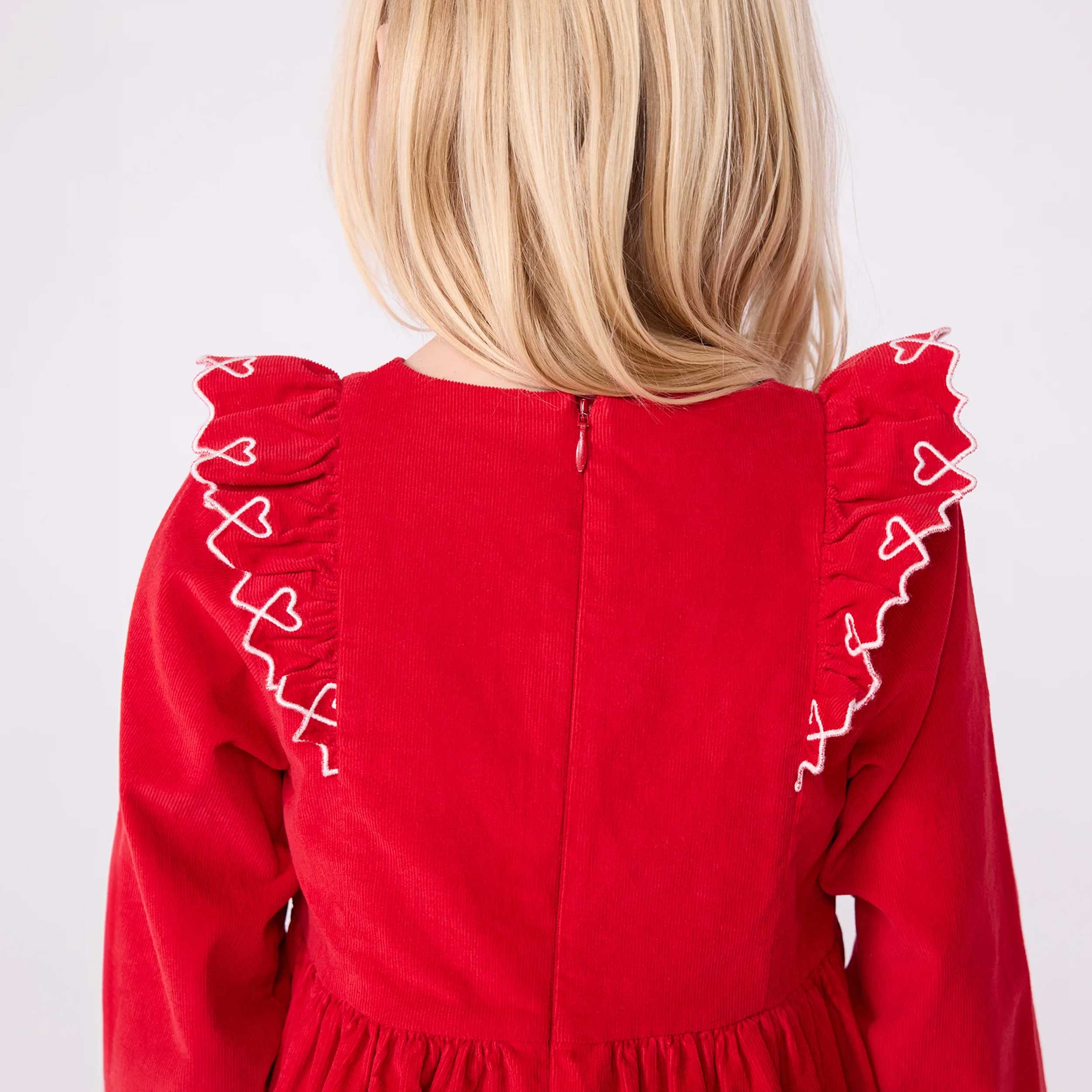 Abito Rosso In Velluto Firmato PETIT BATEAU - annameglio.com abbigliamento moda